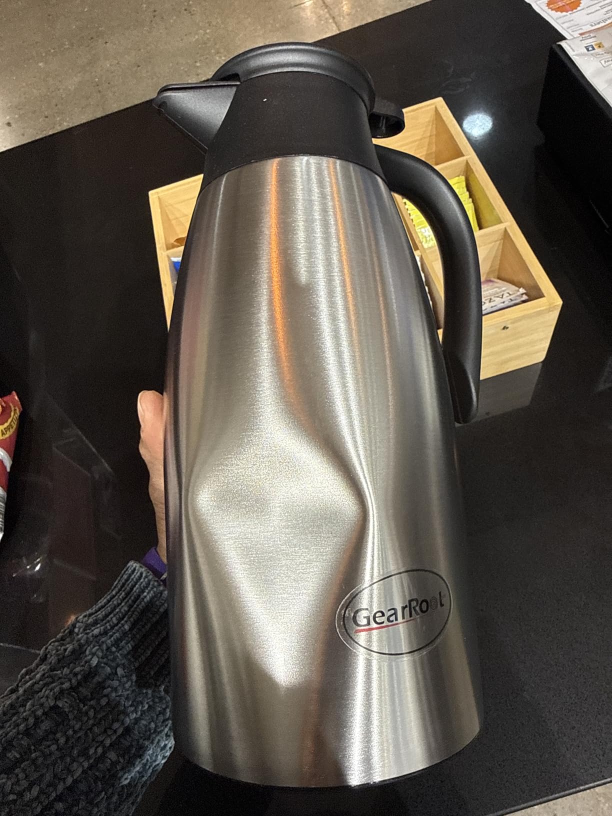 68oz Coffee Carafe Insulated, Airpot Thermal Coffee Carafes for Keeping Hot customer photo 2