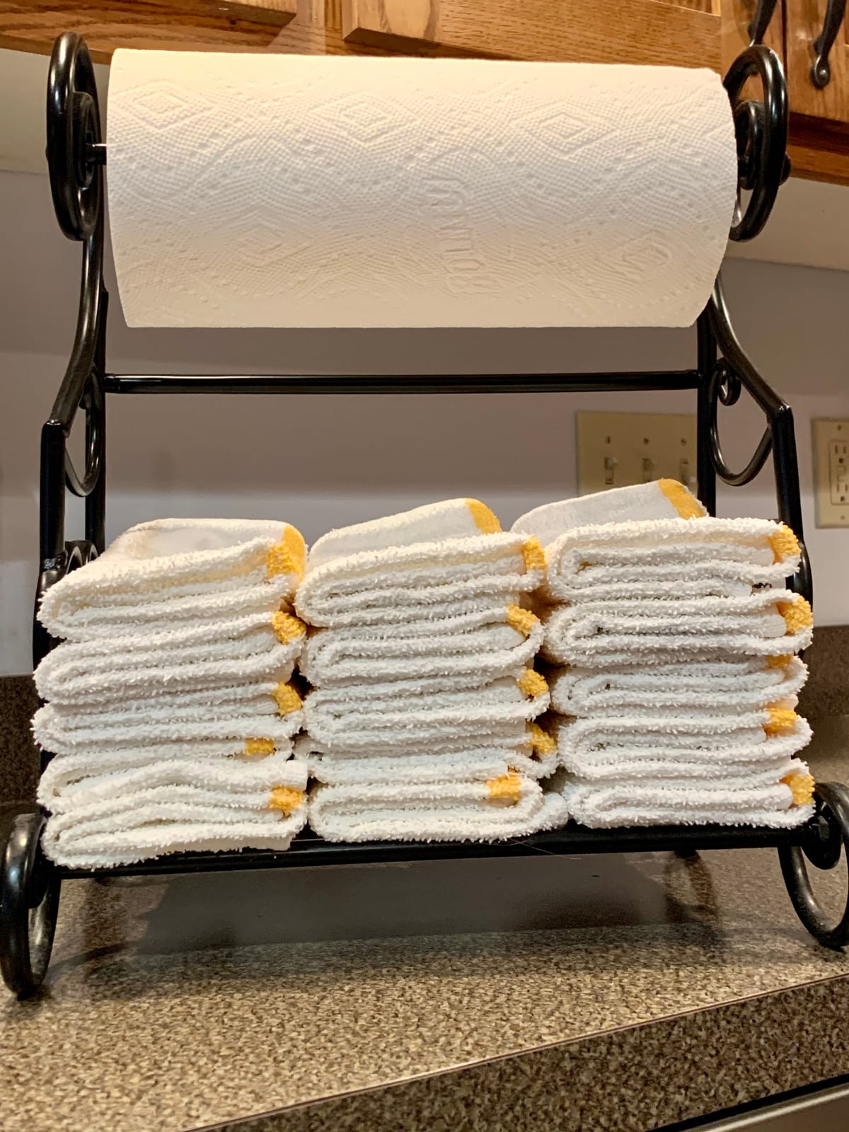 Towels N More 24-Pk 16x19 30 Oz. Cotton Kitchen Bar Mop Towels Blue Stripe | Reusable Kitchen Cleaning Towels for Chef, Cook, Home, Restaurant & Bar. Highly Absorbent, Multi-Purpose Cotton Towels customer photo 2