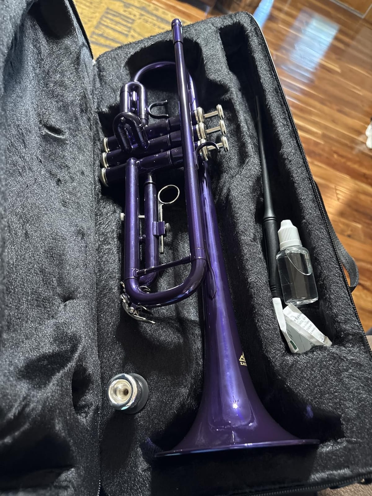 EASTROCK Bb Trumpet Standard Trumpet Set with Carrying Case, Gloves, 7C Mouthpiece and Cleaning Kit (Gold) customer photo 1