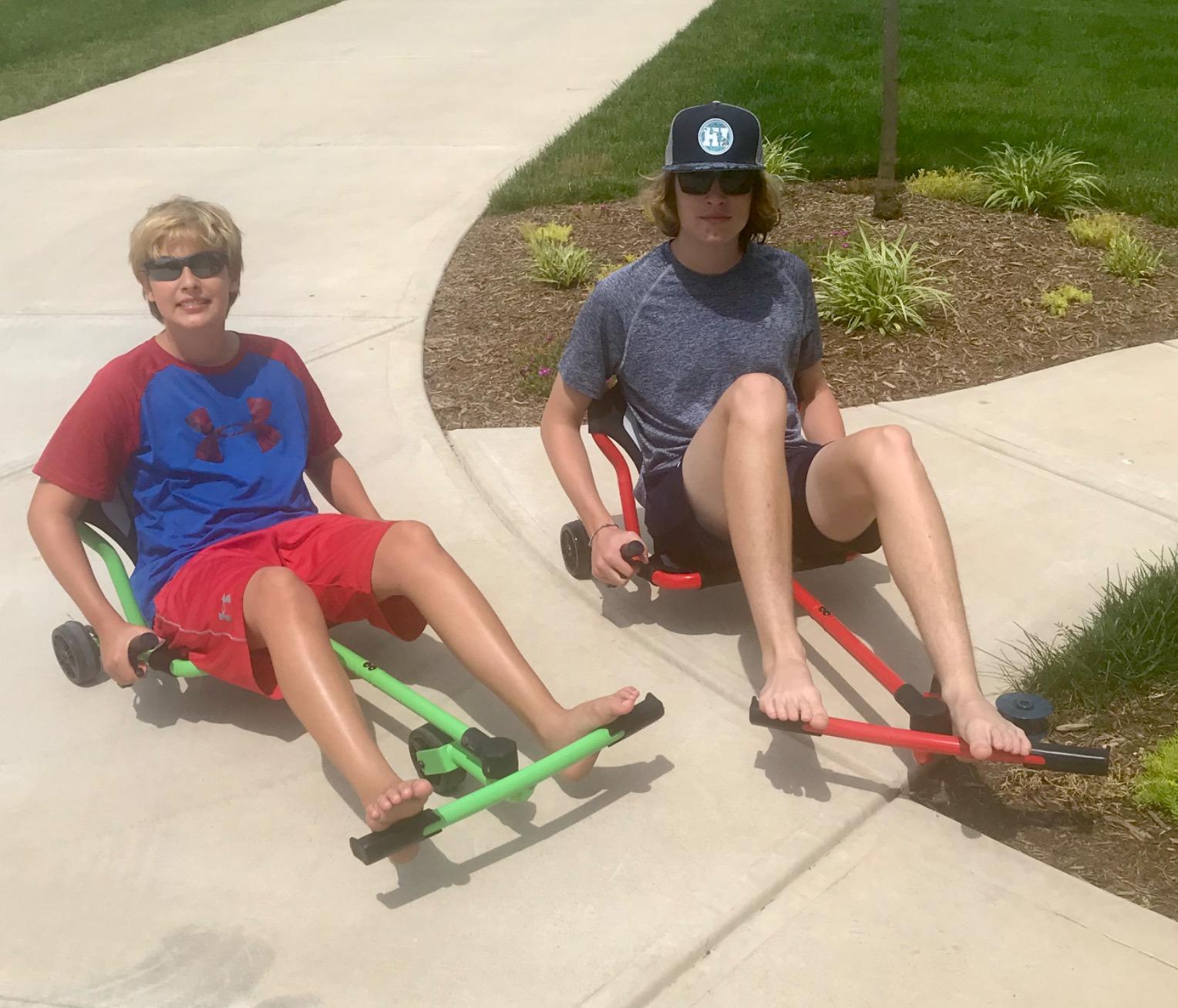 EzyRoller Pro X Ride On Toy for Kids and Adults, Ages 9+, Up to 220 lbs - Green | Award-Winning Outdoor & Indoor Riding Toy for Boys & Girls customer photo 2