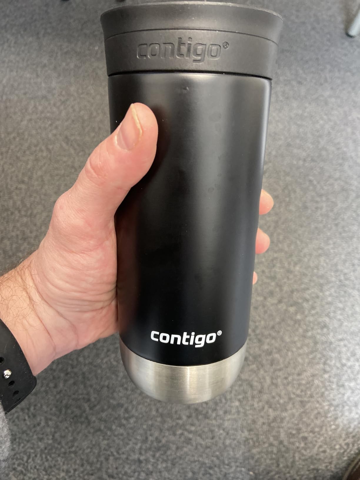 Contigo Huron Travel Mug Screw Cap Stainless Steel Drinking Cup customer photo 1