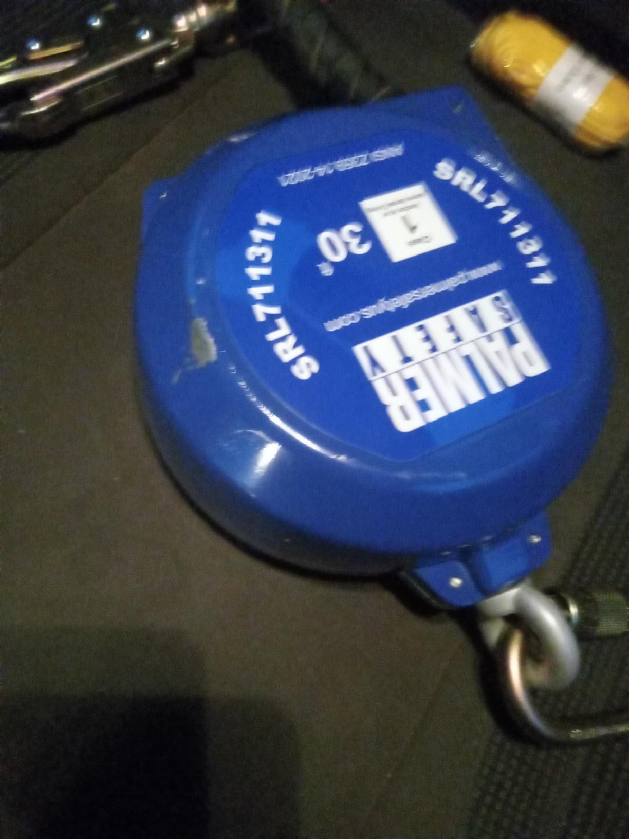 SRD 50 FT. Self Retracting Lifeline | ANSI Z359.14-2021 Class 1 | SRL Device Swivel Top Galvanized Cable w/Small Steel Snap Hook | Fall Arrest Safety Yoyo customer photo 2