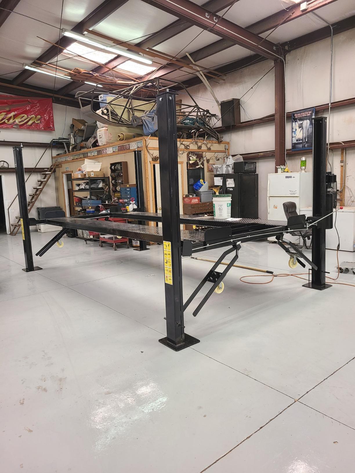 TRIUMPH NSS8TL 8000Lbs Taller Longer 4 Post Storage Service Car Auto Lift Truck Hoist customer photo 1
