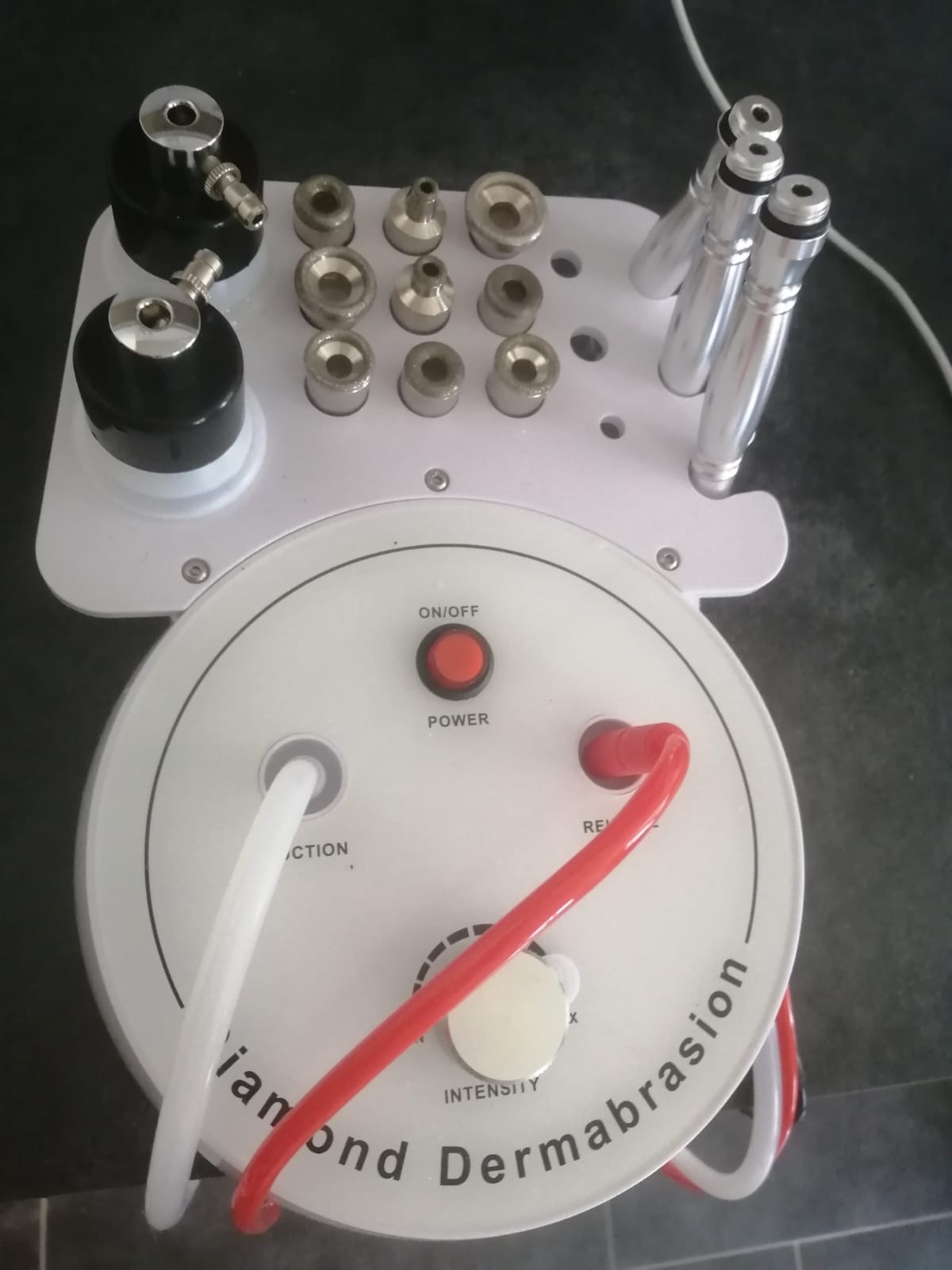 UNOISETION Diamond Microdermabrasion Machine Professional, 3 in 1 Dermabrasion Facial Peeling Skin Care Device for Salon Personal Home Use customer photo 2