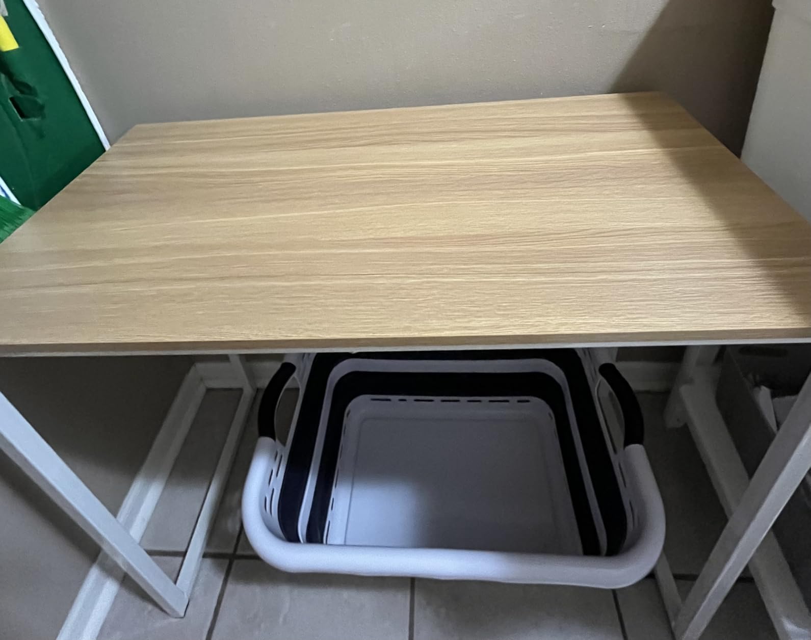 SHW Mission 55 x 60 L-Shape Home Office Computer Desk, Black | Reversible Desktop Design customer photo 1