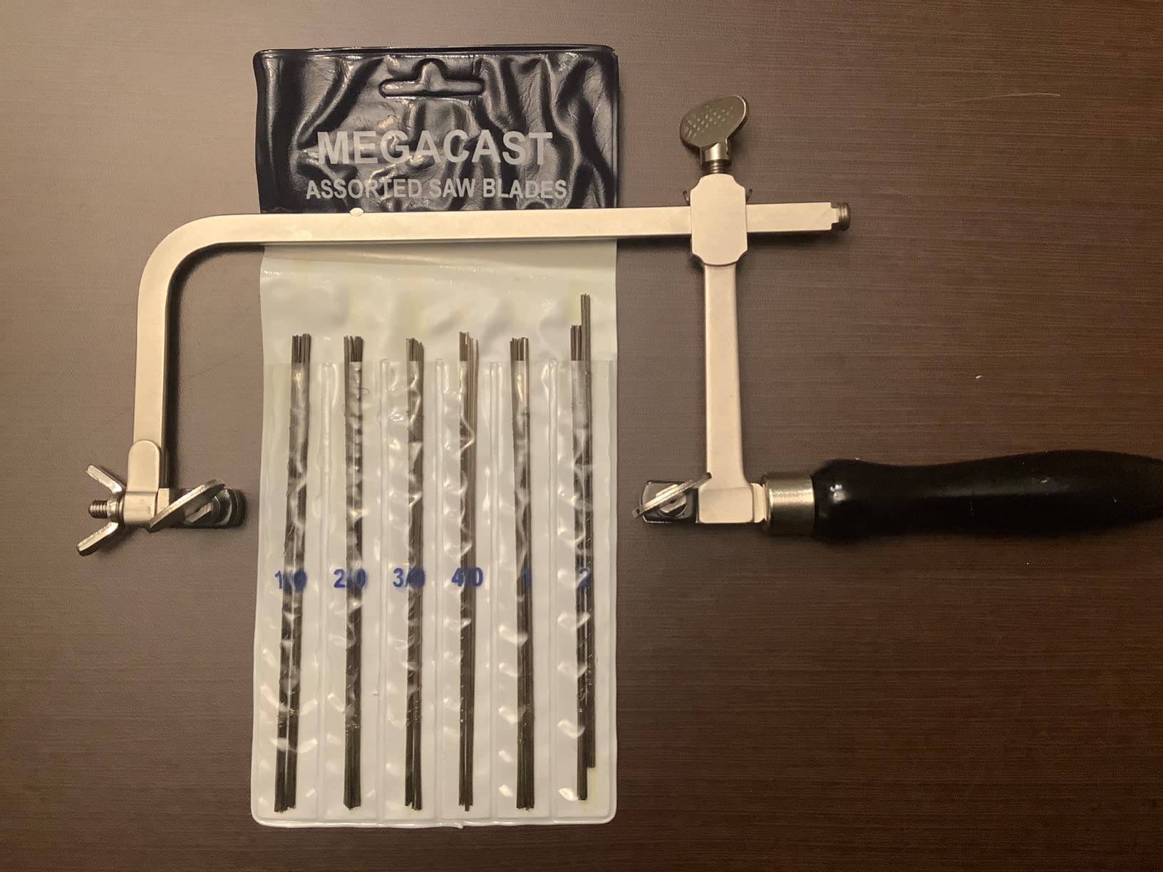 3 in 1 Professional Jeweler's Saw Set Saw Frame 144 Blades Wooden Pin Clamp Wood Metal customer photo 1