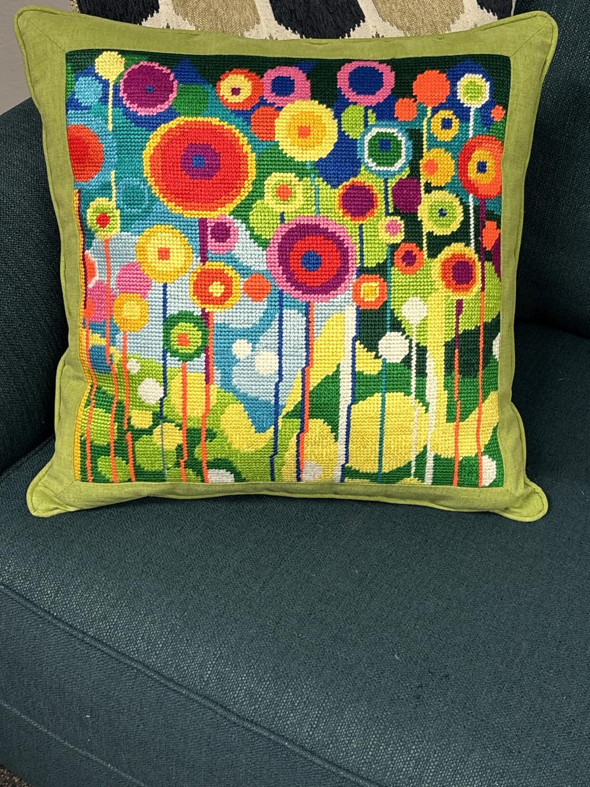 Brvsk Abstract Needlepoint Kit for Adults and Beginners - Dandelions 16
