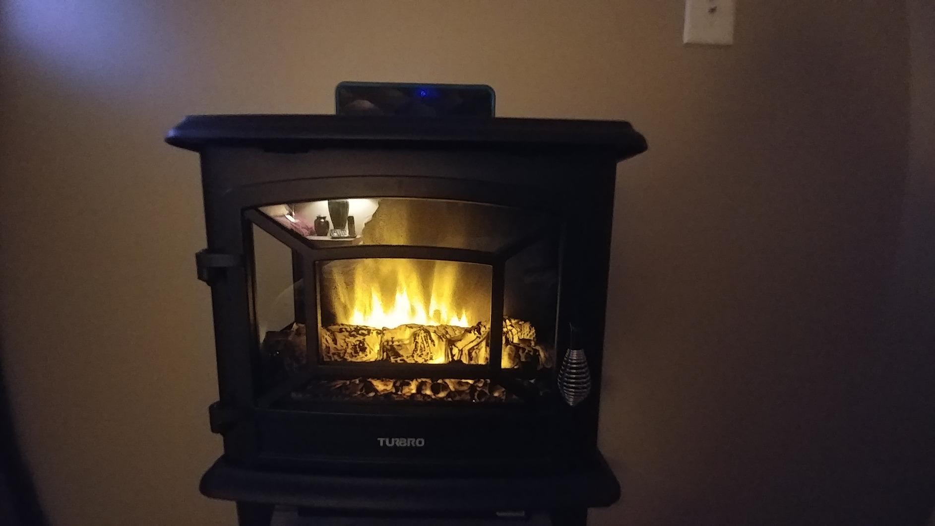 TURBRO Suburbs TS25 Electric Fireplace Infrared Heater - 25