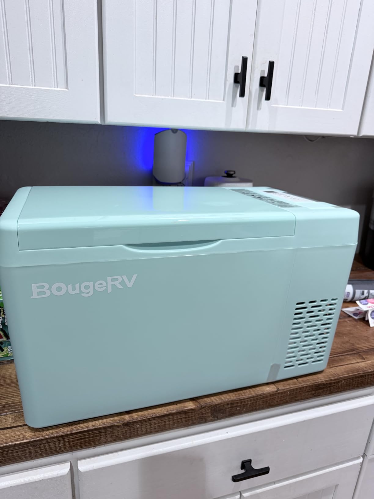 BougeRV 12v refrigerator 23 Quart, -8℃~50℃ Portable Freezer for Car, Grey | No Ice Needed, Use as Fridge or Freezer, Fast 15-Min Cool to 32°F, 12/24V DC, 110V AC, Electric Cooler for Camping, Road Trip customer photo 2