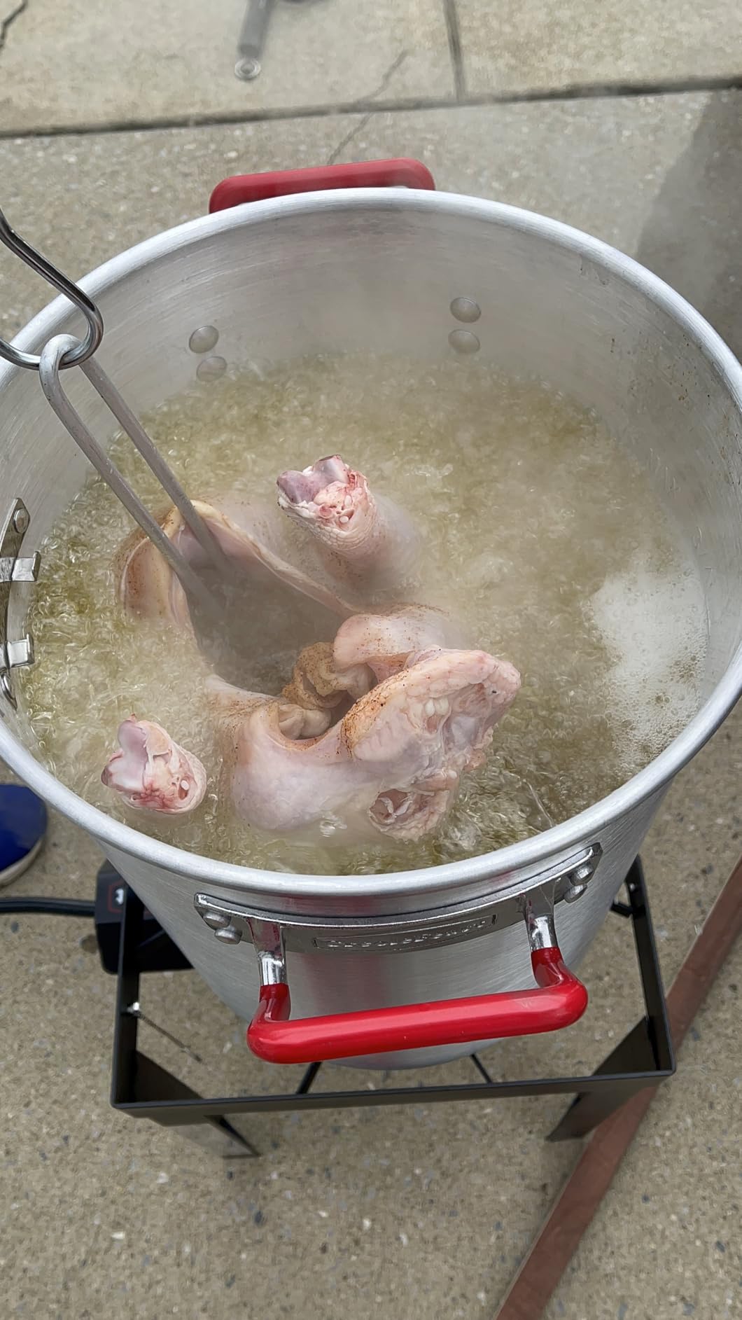 CreoleFeast TFS3010 Propane Turkey and Fish Fryer Boiler Steamer Set | 30 Qt. Turkey and 10 Qt. Fish Fryer Boiler Steamer Set, 50,000 BTU Burner, Ideal for Outdoor Cooking customer photo 1