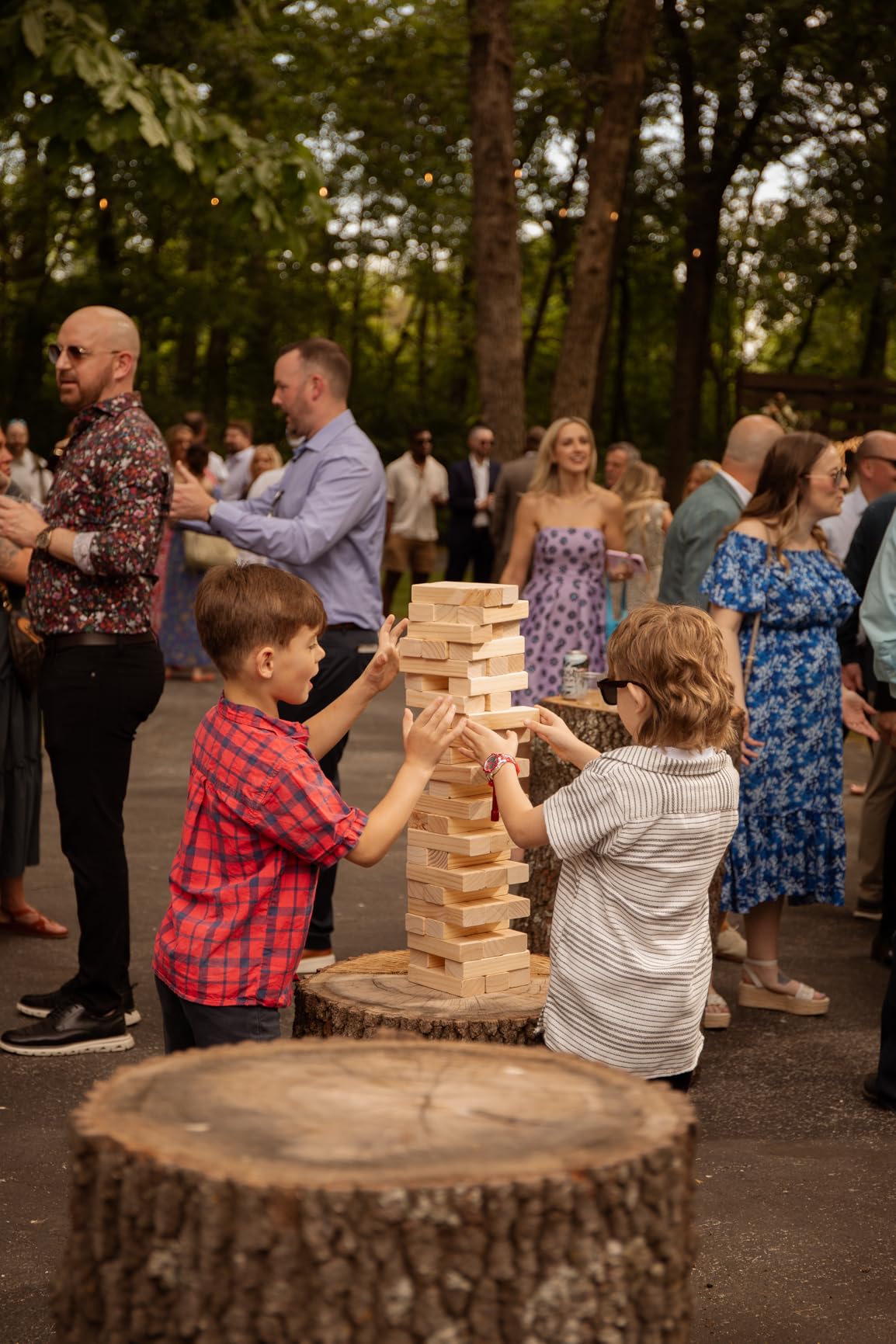 Jenga Giant - Hardwood Blocks - Stacks to Over 4 Feet - Officially Licensed - JS6 customer photo 2
