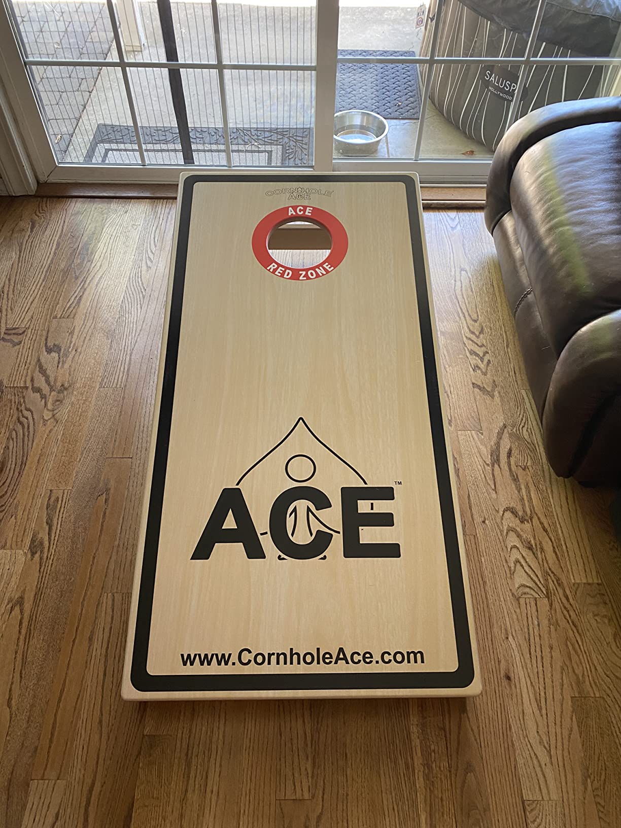 CornholeAce ACE PRO Professional Cornhole Boards - No Bounce! Triple Wide Legs, 3/4