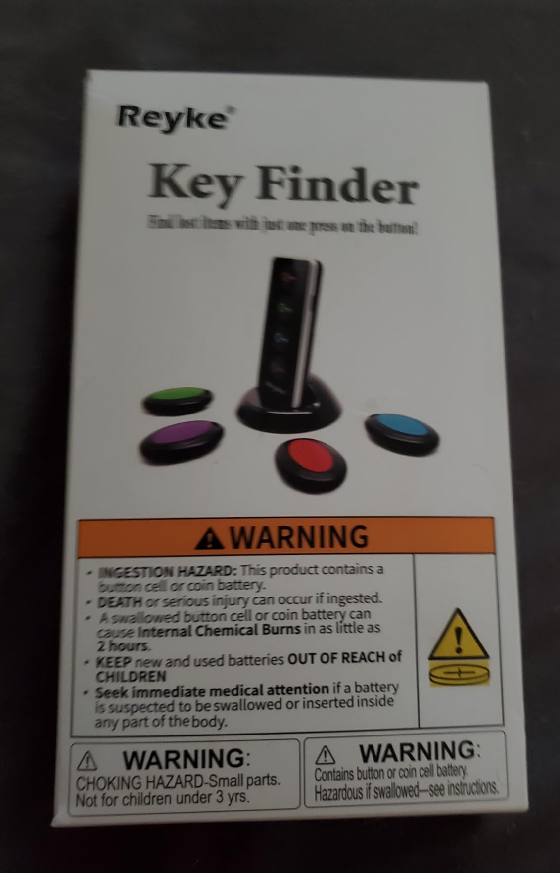Reyke Key Finder with Sound, 131ft RF Remote Finder, 4 Receivers | 80dB+ RF Remote Control Finder With 1 Transmitter and 4 Receivers for Keys, Wallets, Phones, Glasses and Pet Collars customer photo 1