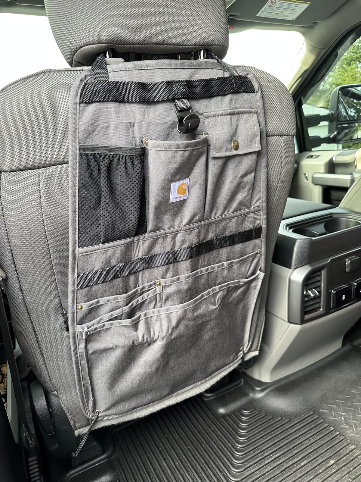 Carhartt Universal Nylon Duck Seat Organizer Black customer photo 2