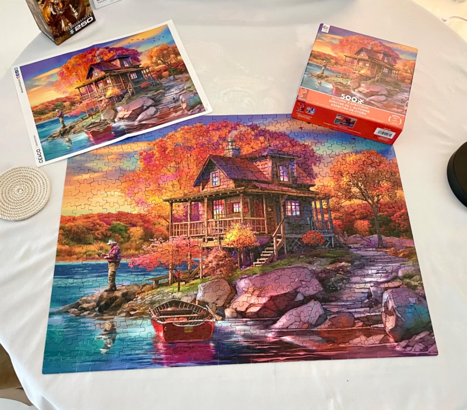 Riverside Livingroom Puzzle - Part of Great Outdoors Series | Unique 300 Piece Challenge for Adults | Softclick Technology Eco-Friendly Materials customer photo 1
