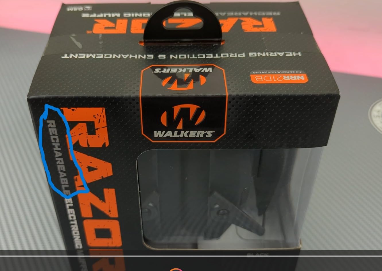 Walker's Rechargeable Electronic Hearing Protection Muff customer photo 2