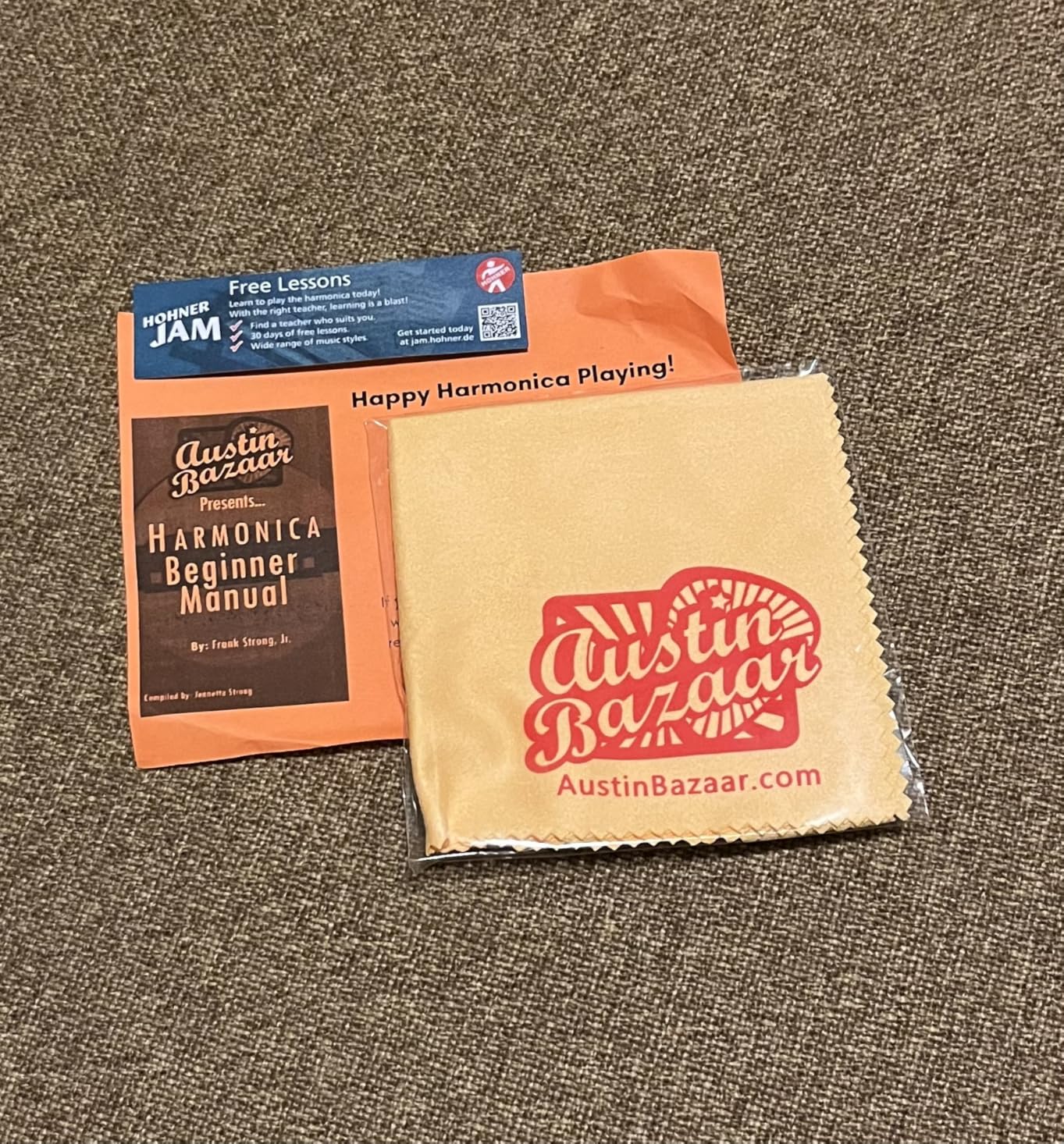 Hohner Special 20 Harmonica - Key of C Bundle with Zip Case, Instructional Manual, and Austin Bazaar Polishing Cloth customer photo 1