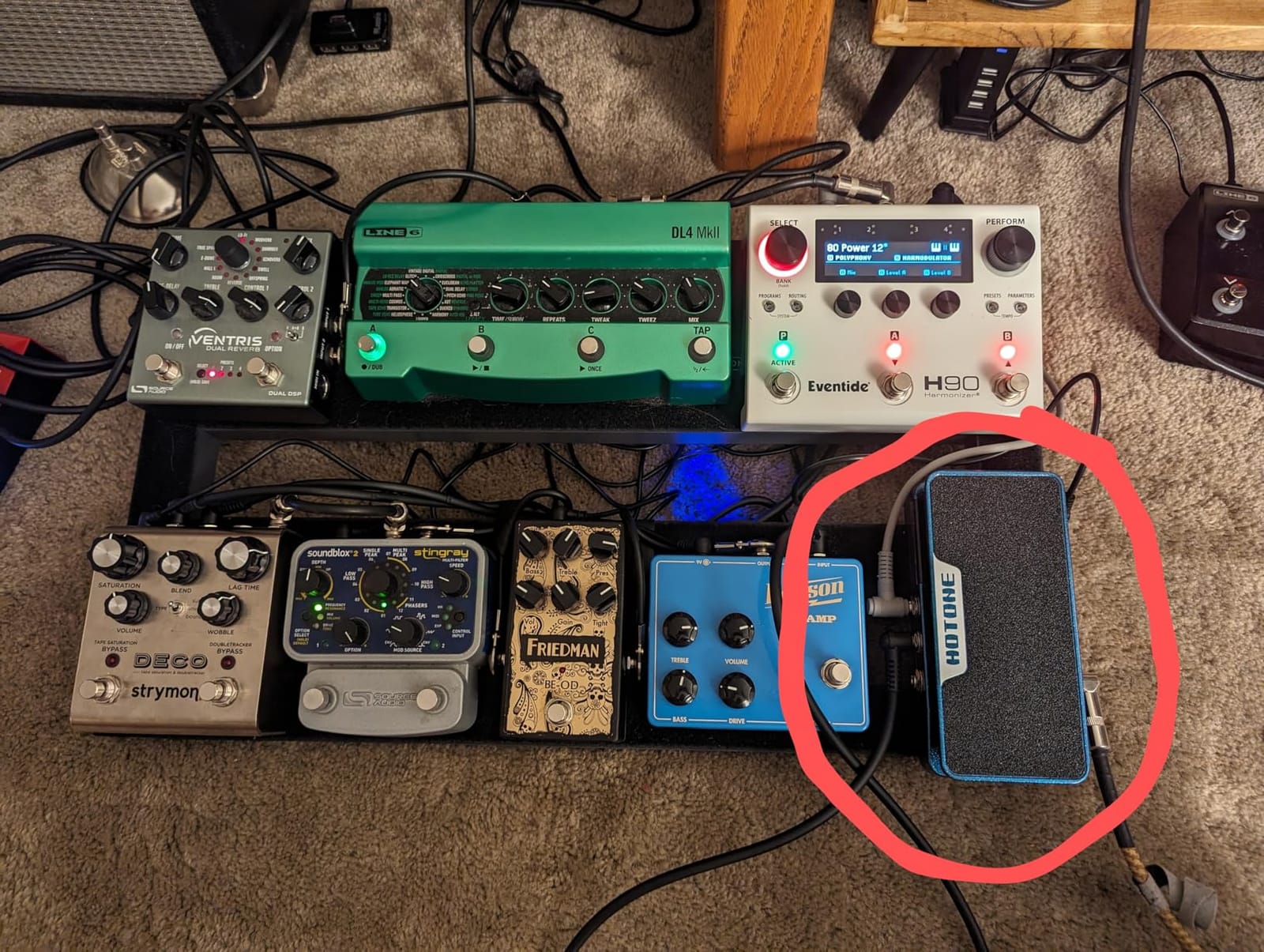 Hotone Wah Active Volume Passive Expression Guitar Effects Pedal Switchable Soul Press II 4 in 1 with Visible Guitar Effects Pedal customer photo 1