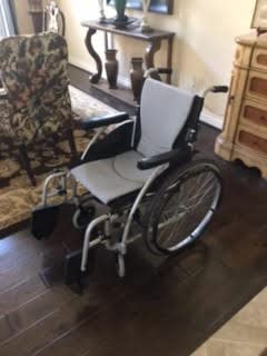 Karman S-115 25 lbs Ultra Light Ergonomic Wheelchair with Removable Footrest Red Color customer photo 2