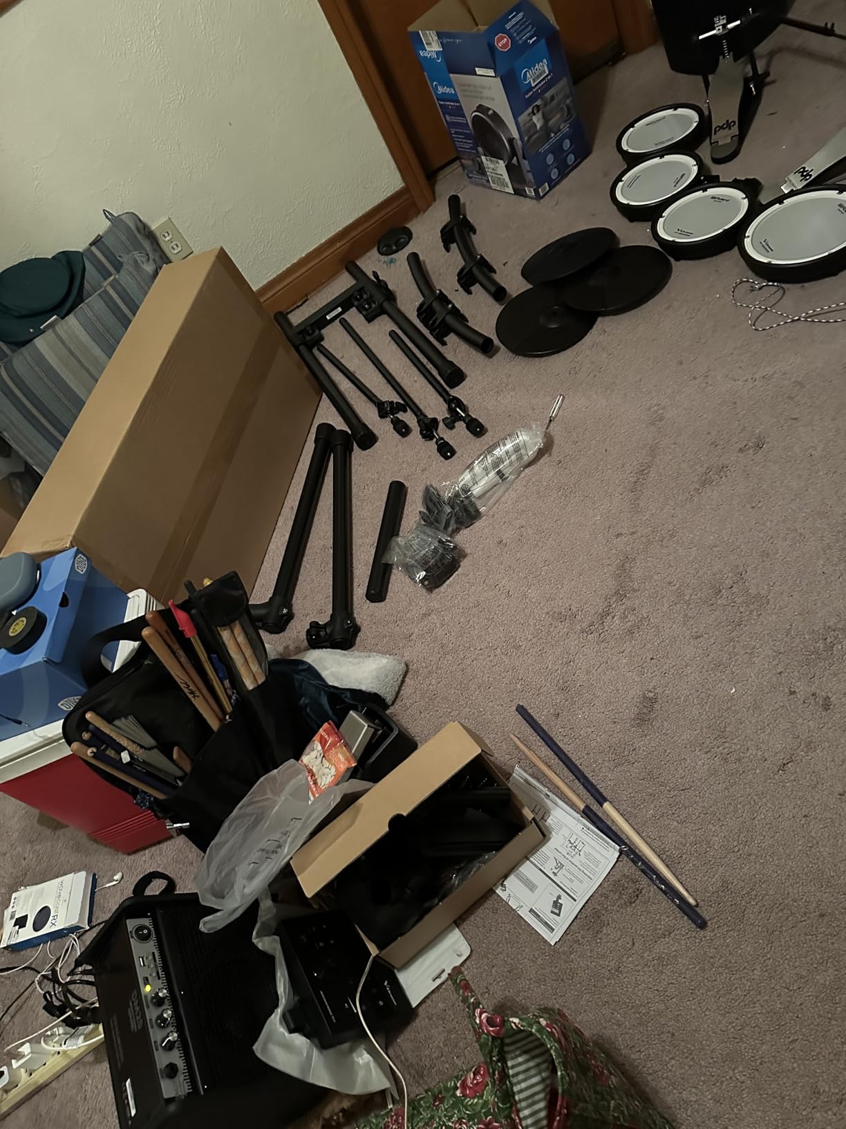 Roland TD-07DMK Electronic V-Drums Kit - Legendary Double-Ply All Mesh Head kit with superior expression and playability - Bluetooth Audio & MIDI - 40 FREE Melodics Lessons customer photo 1