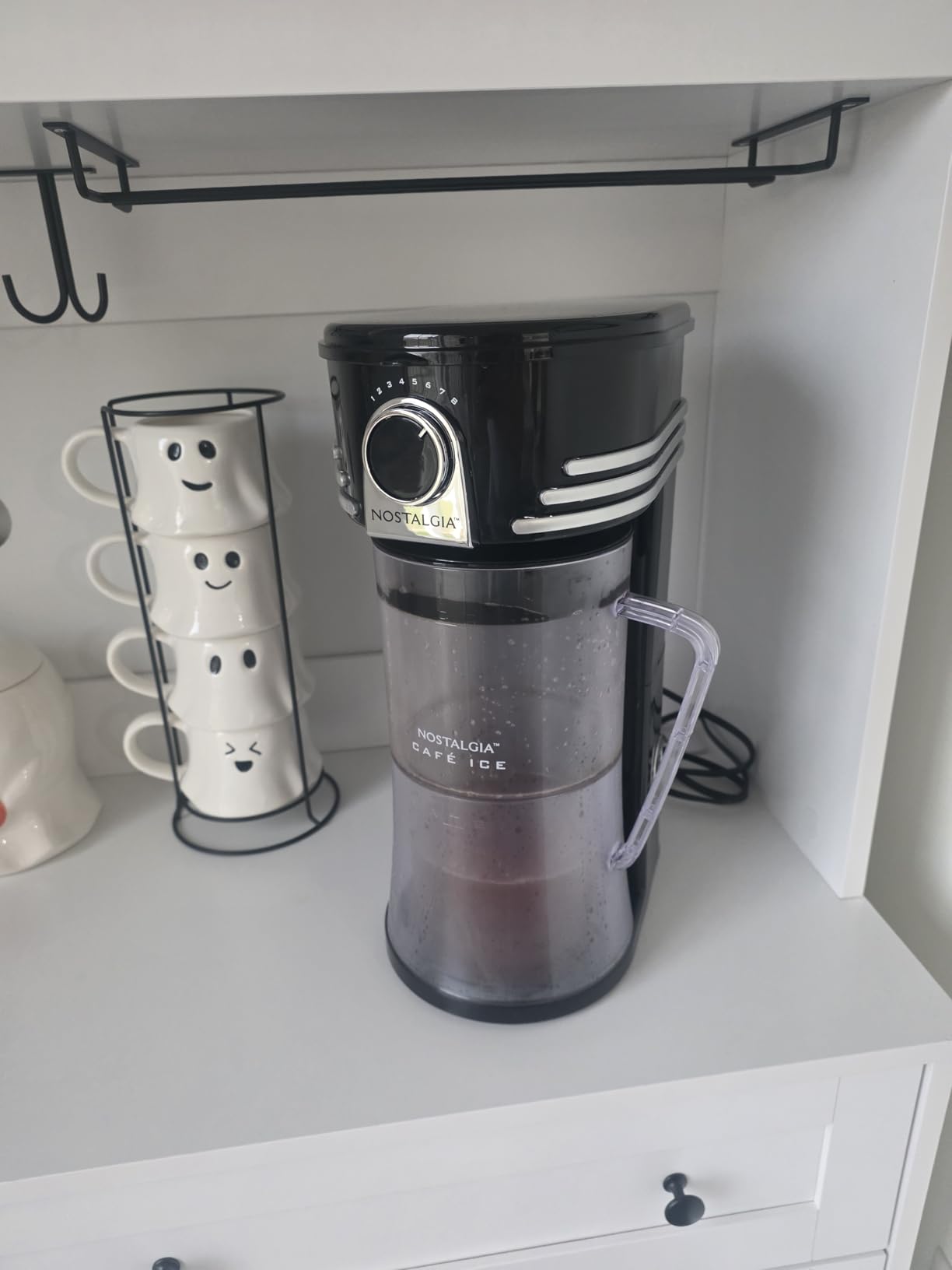 Nostalgia 3-Quart Iced Tea & Coffee Brewing System With Double-Insulated Pitcher, Strength Selector & Infuser Chamber, Also Perfect For Lattes, Lemonade, Flavored Water, Black customer photo 1