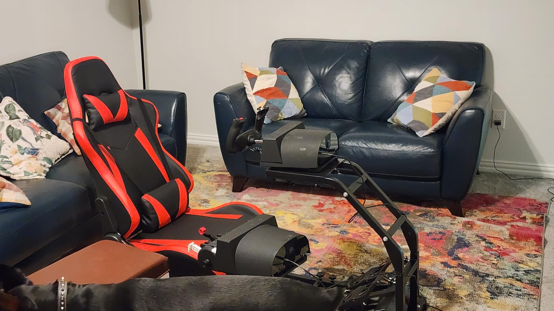Dardoo G29 Adjustable Gaming Sim Cockpit with Red Seat not for Direct Drive customer photo 1