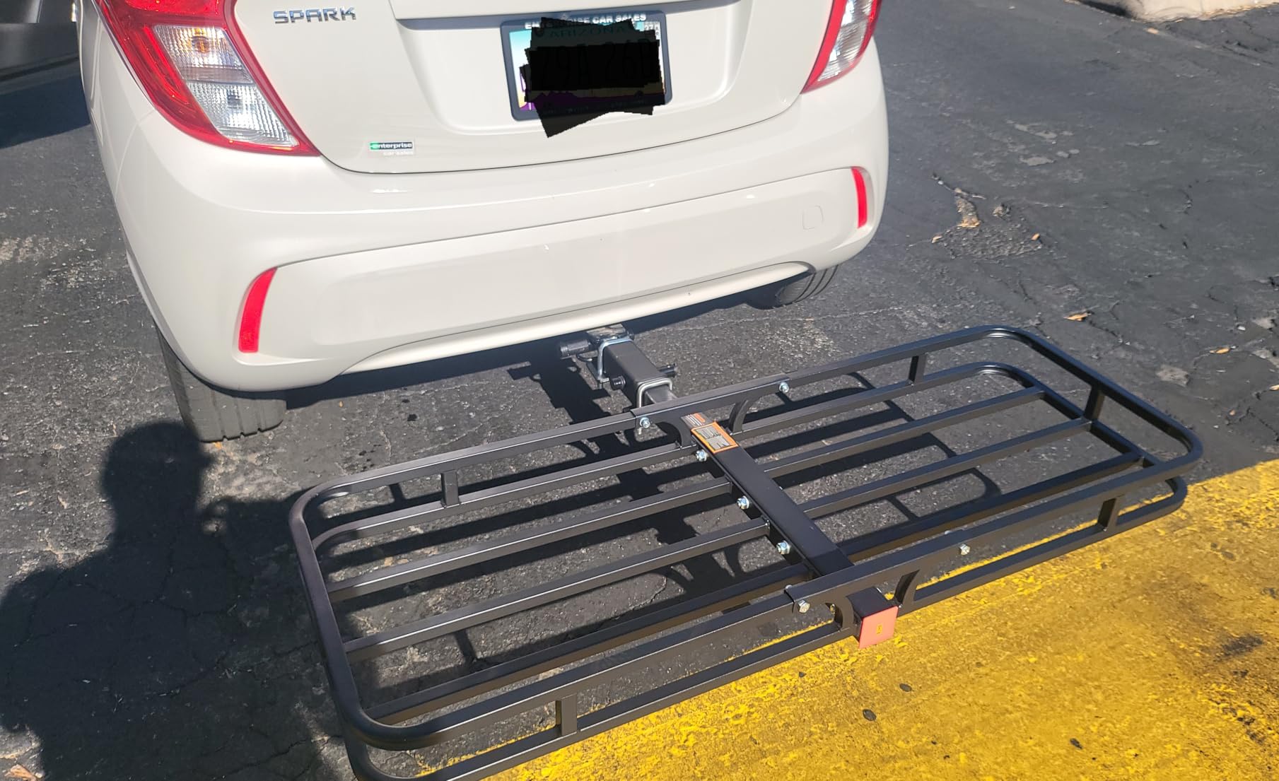 WEIZE Folding Hitch Mount Cargo Carrier Basket 60