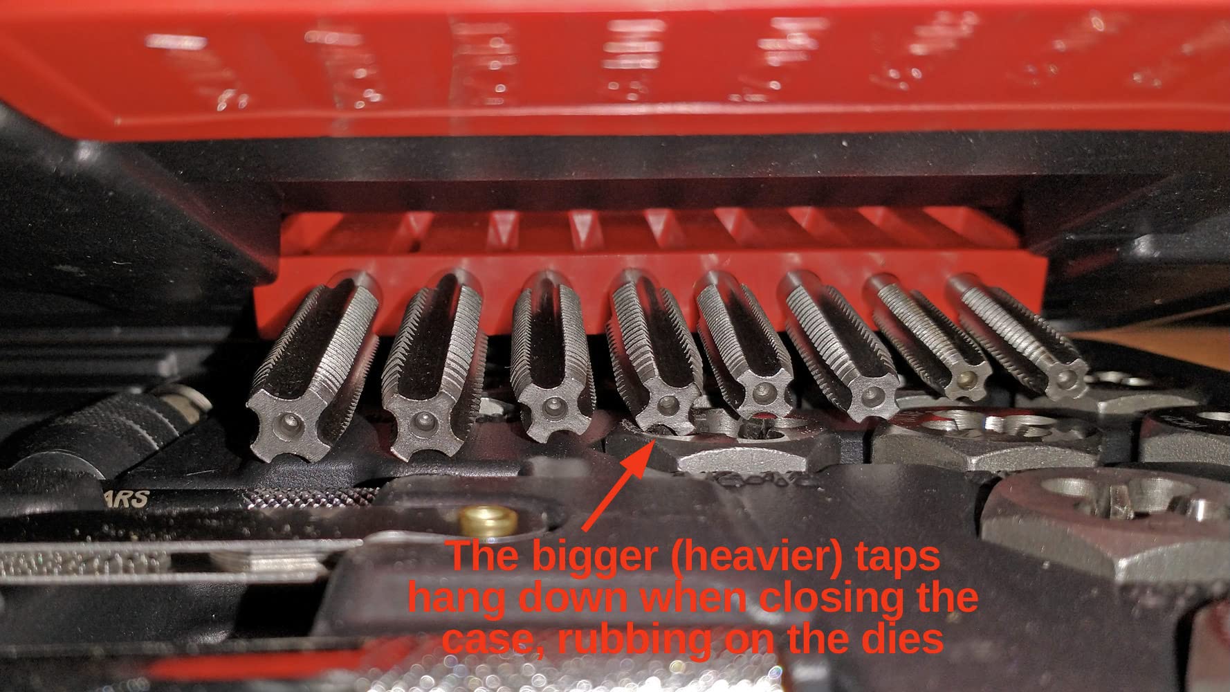 TOMMARS 51Pcs Jumbo Tap and Die Set, 1/4-20 to 1-14 SAE Threading | 1/4 to 1 Inch SAE Sizes. Alloy Steel, 60 HRC Hardness, Rust-Resistant. Includes Wrenches, Extractors. Steel, Aluminum, Brass customer photo 1