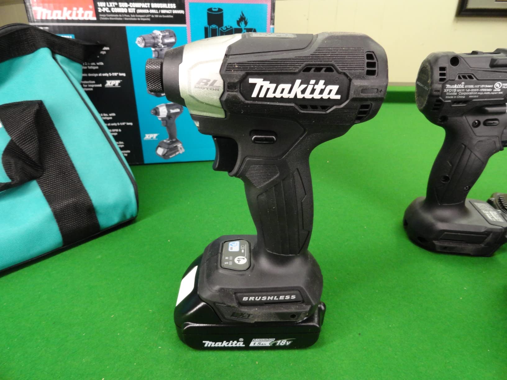 Makita CX203SYB 18V LXT Lithium-Ion Sub-Compact Brushless Cordless 2-Pc. Combo Kit (1.5Ah) customer photo 1