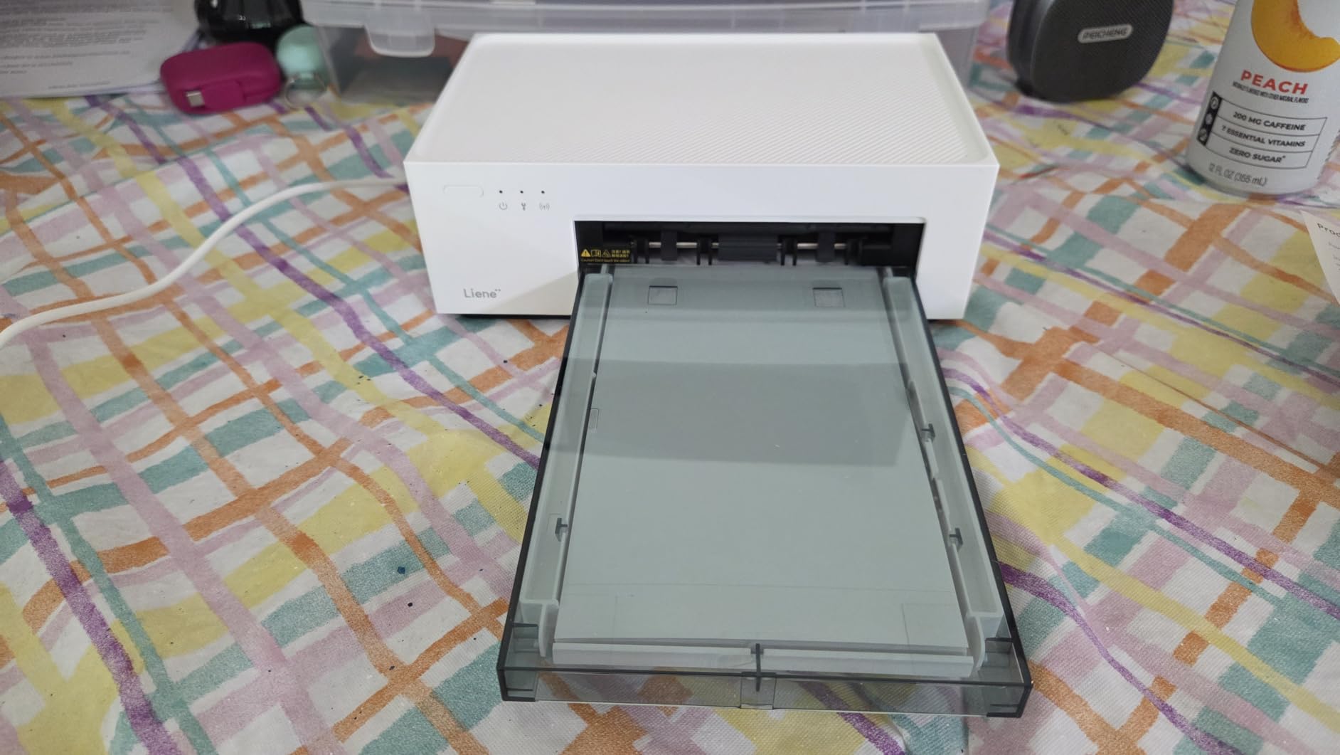 Liene M100 4x6'' Photo Printer, Phone Printer 100 Sheets & 3 Cartridges, Full-Color Photo, Portable Instant Photo Printer for iPhone Android, Thermal Dye Sublimation, Wi-Fi Picture Printer 100 Papers customer photo 2