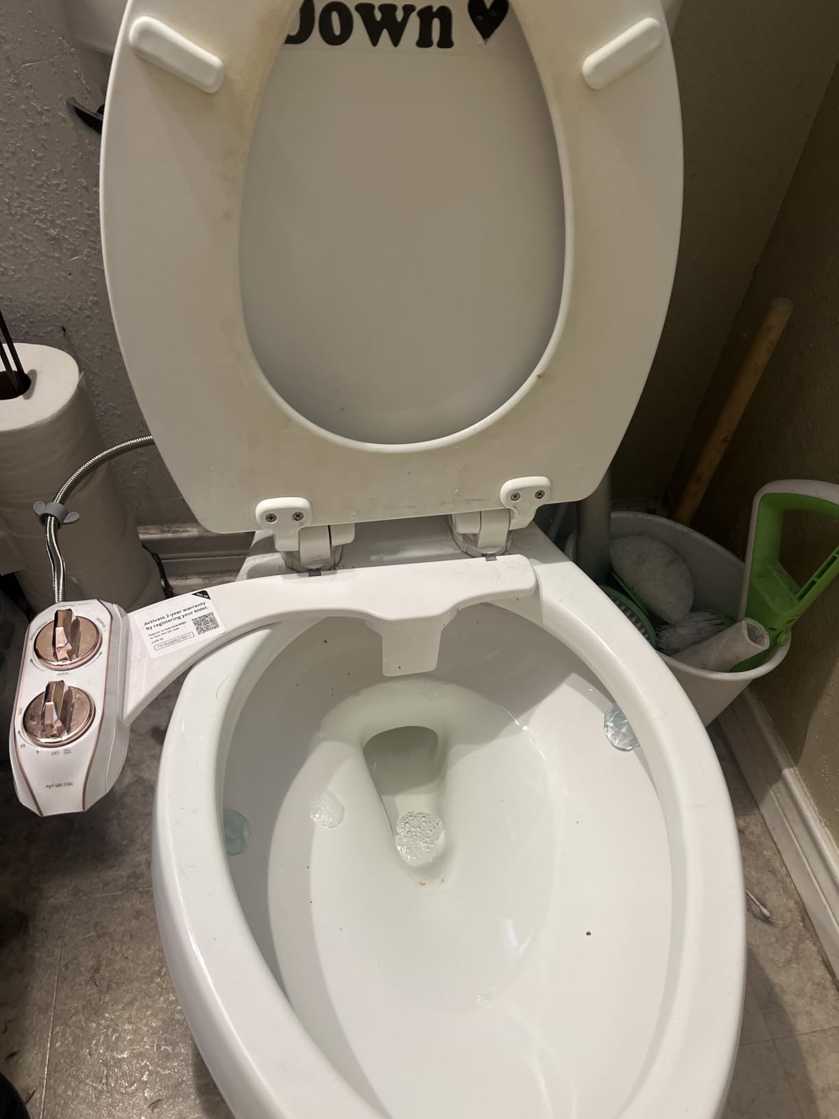 LUXE Bidet NEO 185 PLUS - Patented Bidet Attachment for Toilet, Chrome | Non-Electric, Dual Nozzle, Slide-In Install, 360 Self-Clean, EZ-Lift to Clean, Feminine & Rear Wash customer photo 1