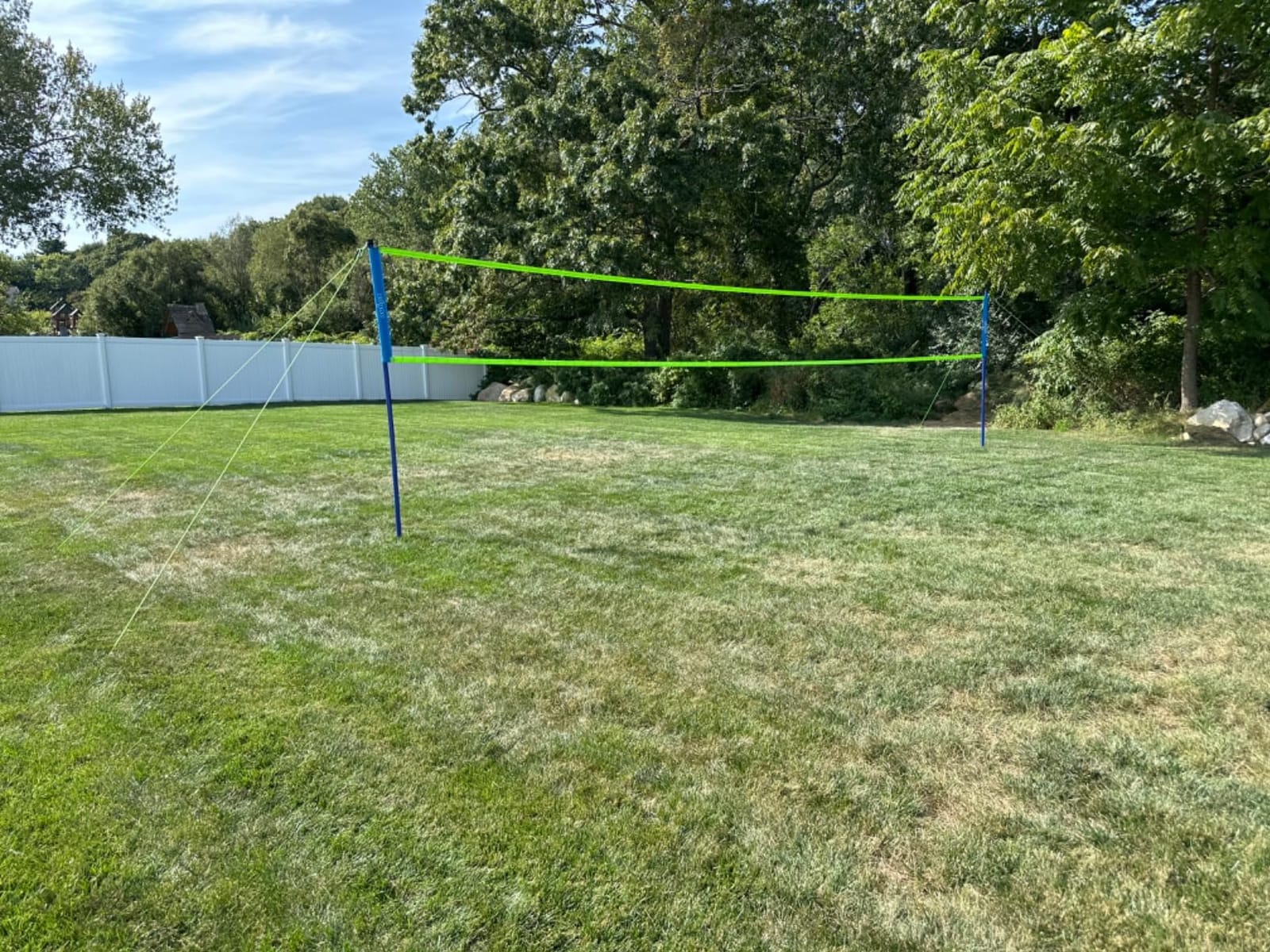 Zdgao 32FT Outdoor&Portable Volleyball Net-Adjustable Thick Dia Poles | Completed Set;Easy Setup&Carry;Good for Backyard&Outdoor sites-Park/Beach/Grass/Lawn;32FT Official Size;Durable Materials customer photo 1