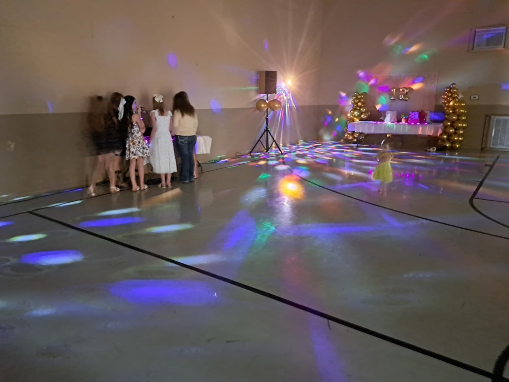 NEQUARE Disco Ball DJ Party Lights Sound Activated with Remote Control Strobe Lamp 7 Modes Stage Light for Home Room Dance Parties Karaoke [3-Pack] customer photo 1