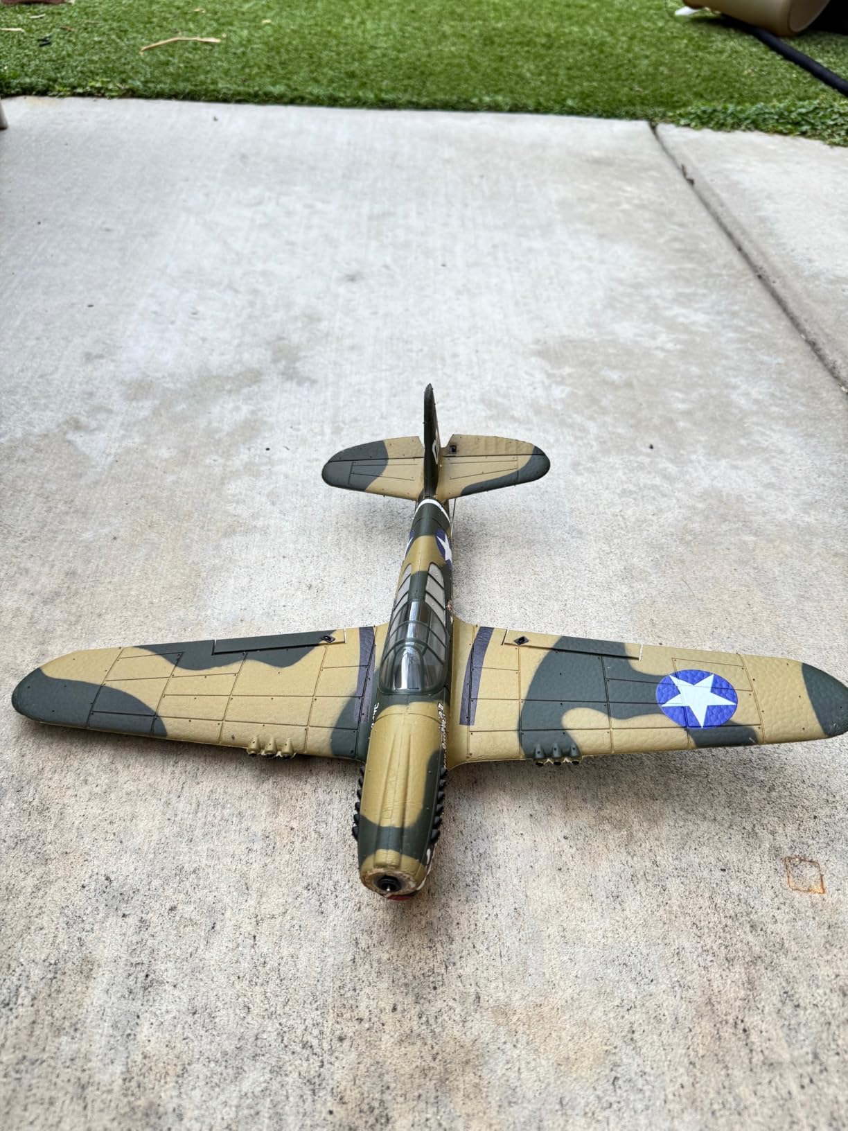 LEAMBE RC Plane 4 Channel Remote Control Airplane - Ready to Fly P-40 Warhawk RC Airplane for Beginners Adult with Xpilot Stabilization System & One Key Aerobatic customer photo 1