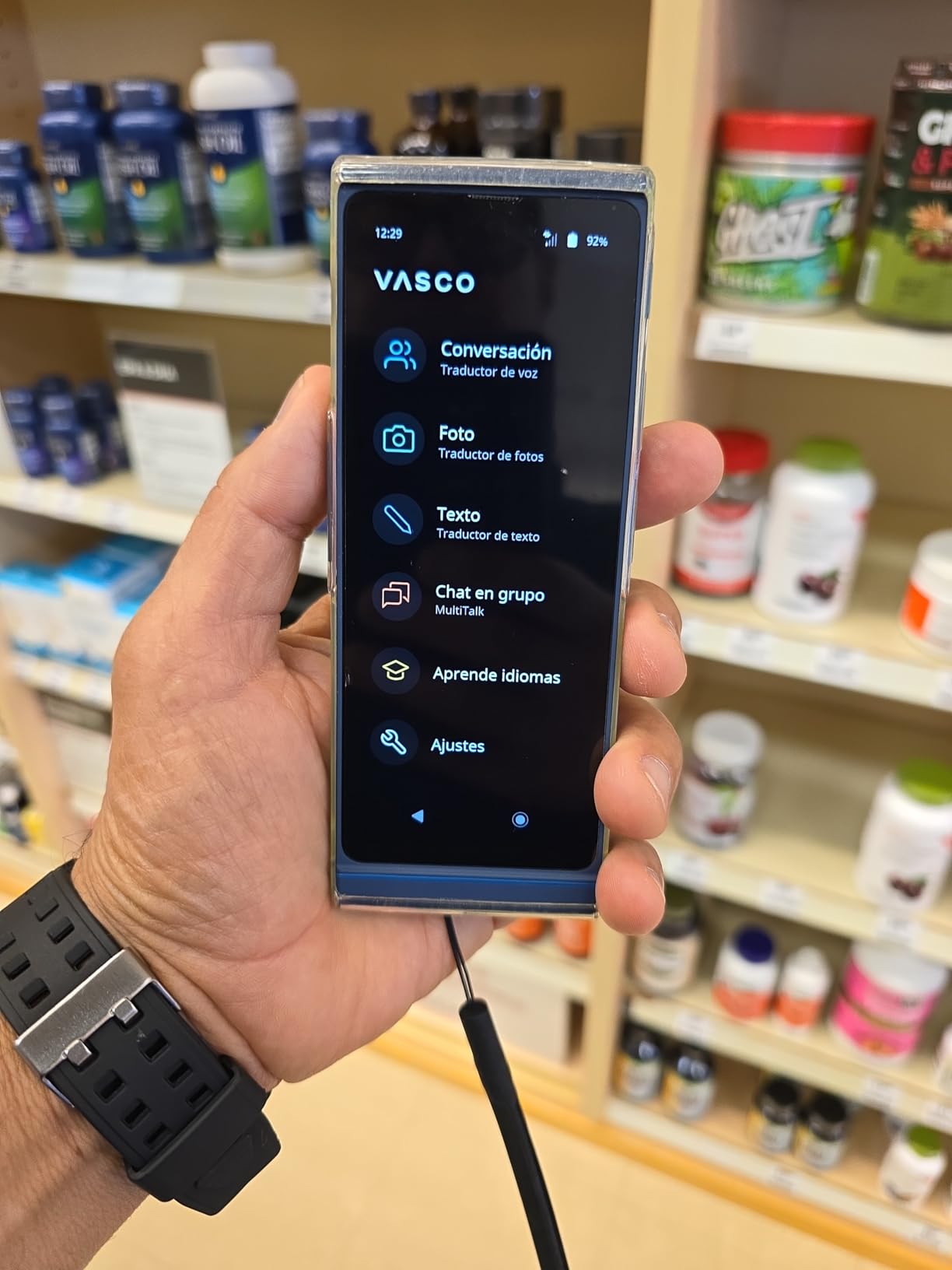 Vasco V4 Language Translator Device | 112 Languages | Free Lifetime Internet in Almost 200 Countries | Black Onyx customer photo 2