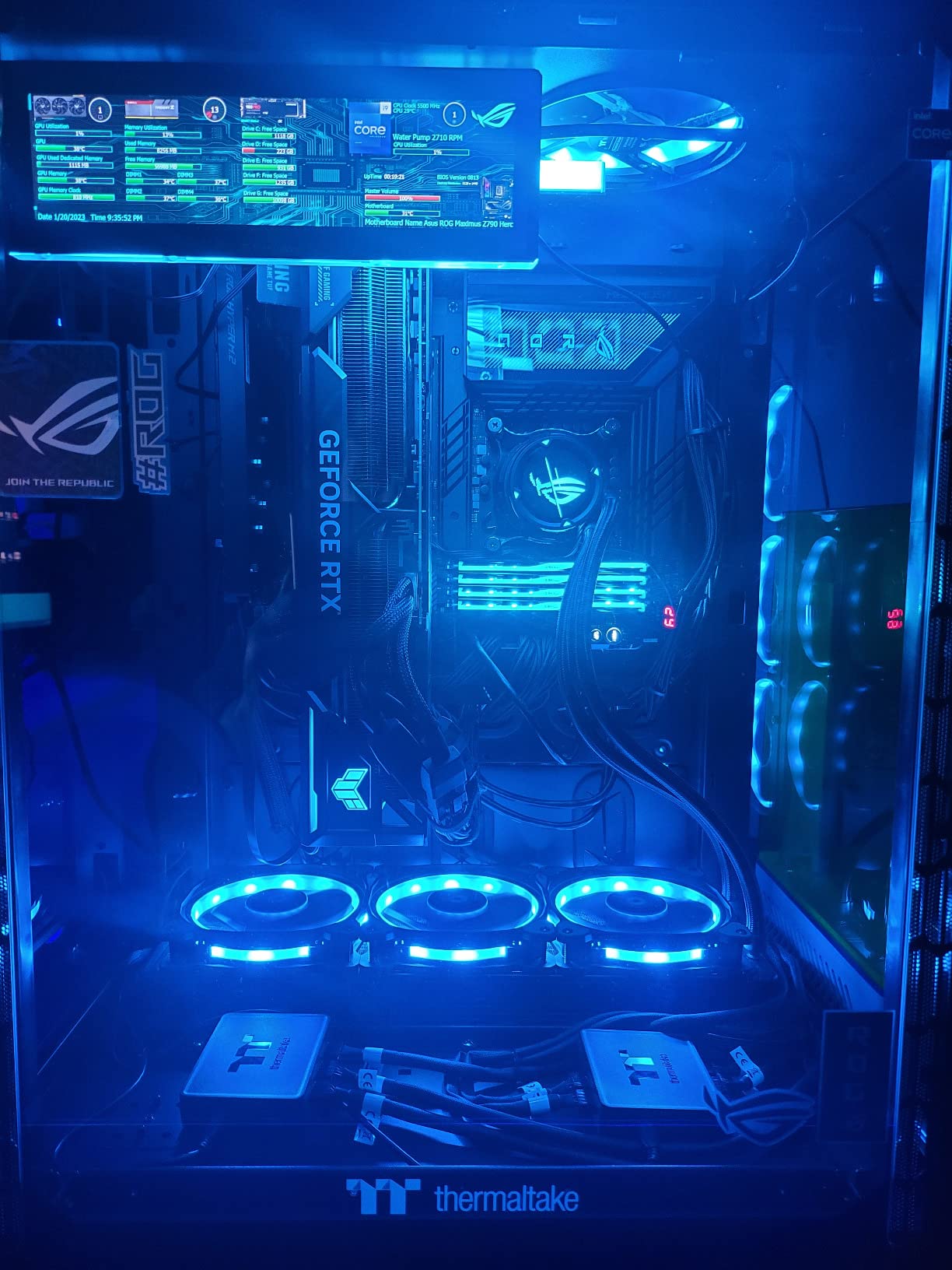 ASUS ROG Maximus Z790 Hero WiFi6E LGA 1700 (Intel 14th,13th&12th Gen) ATX Gaming Motherboard (PCIe 5.0, DDR5, 20+1 Power Stages, 2.5Gb LAN, Bluetooth V5.2, 2X Thunderbolt 4 Ports, 5xM.2, Thunderbolt 4/USB4) customer photo 1