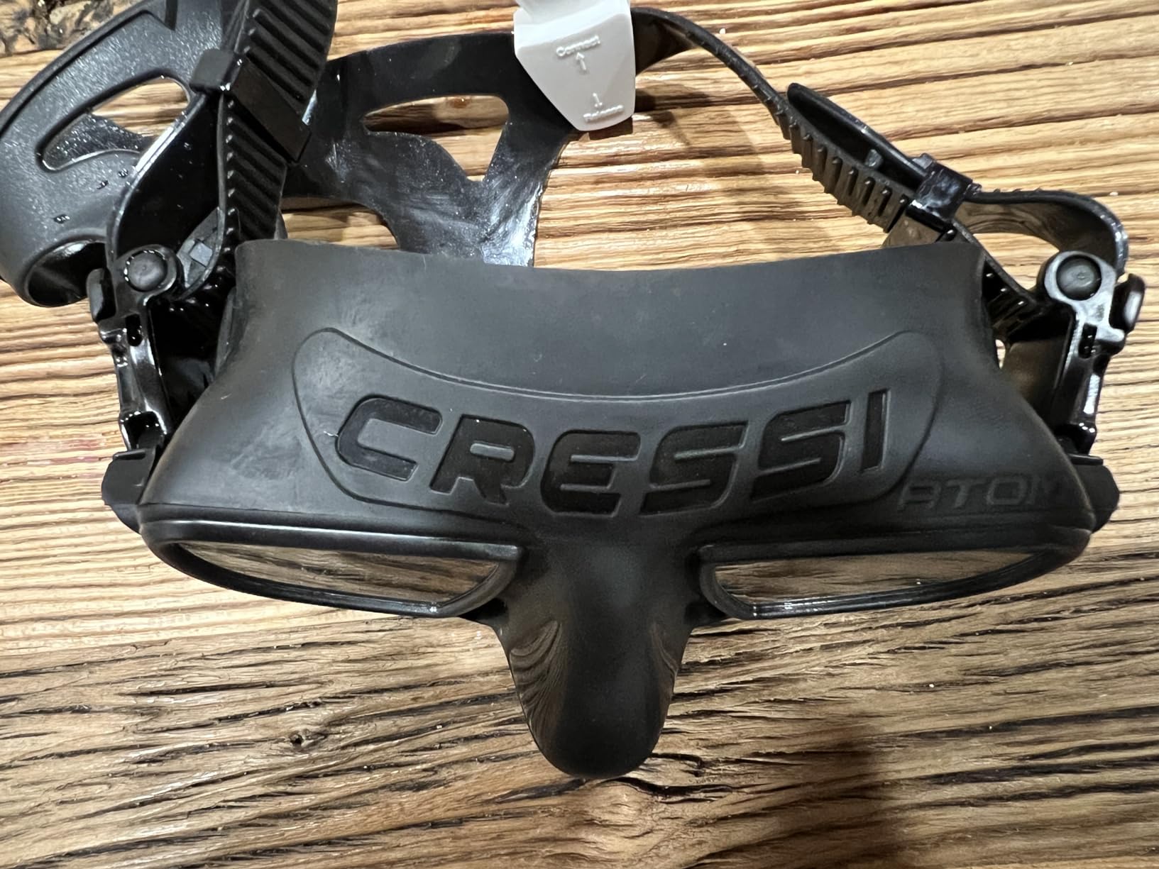 Cressi Frameless Freediving Mask with Reduced Internal Volume and Ergonomic Nose Shape - Atom: Made in Italy customer photo 1