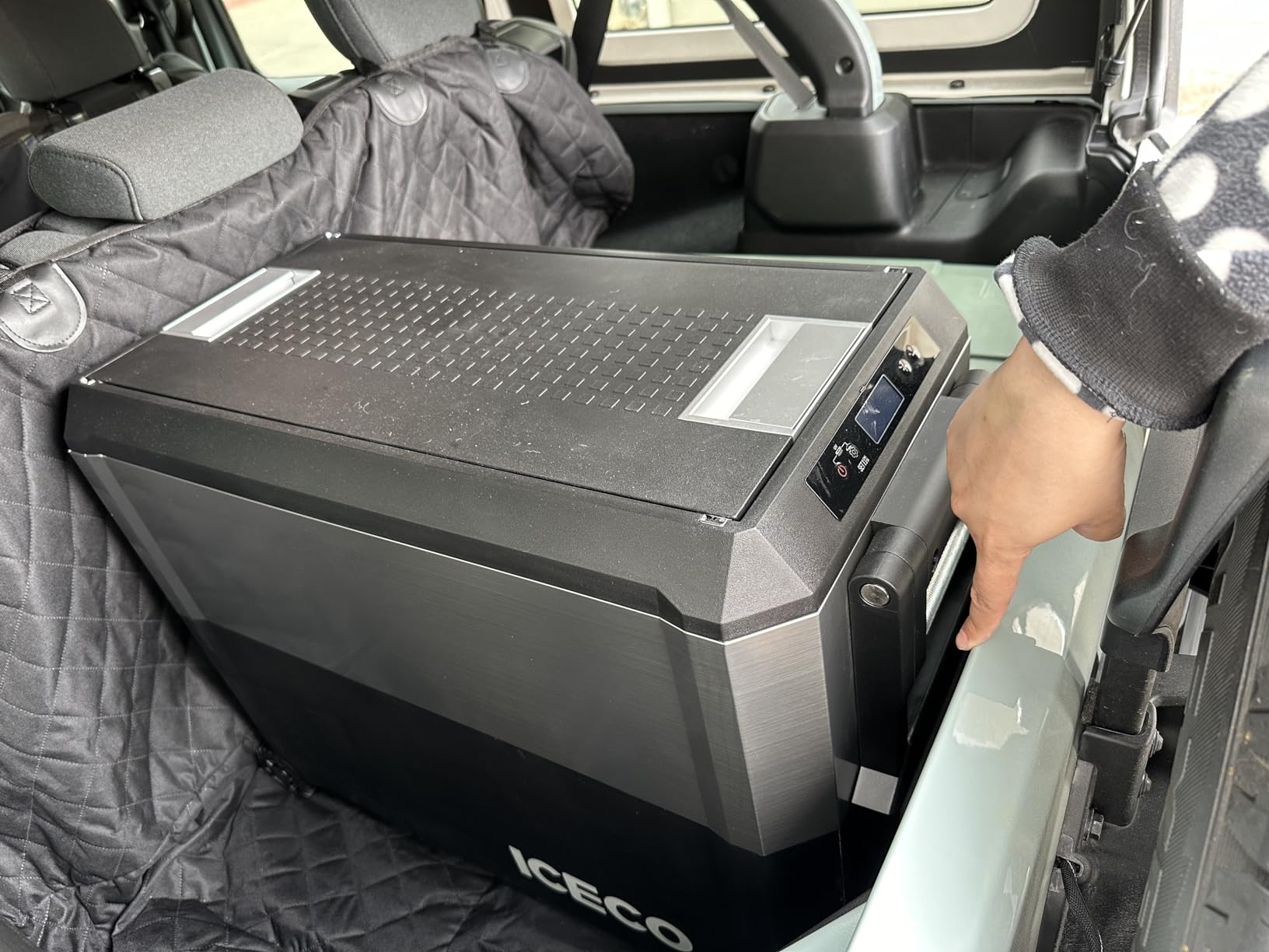 ICECO JP50 Pro Portable Refrigerator, 12Volt Car Fridge Freezer, Compact Refrigerator with Secop Compressor, for Outdoor, Camping 51.7 Quart, -4℉~68℉, DC 12/24V, AC 110/240V, Multi-directional Lid customer photo 2