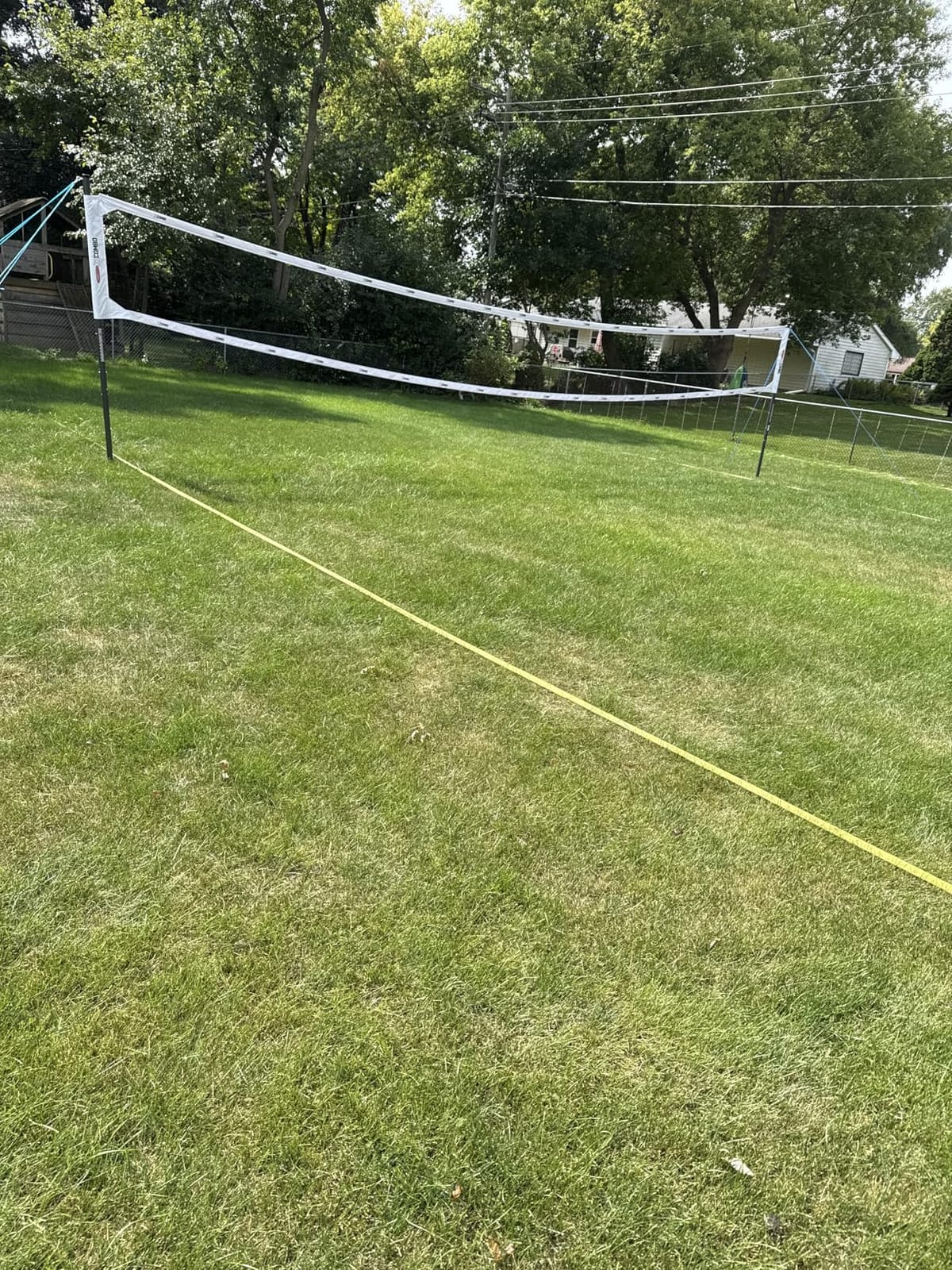 Professional Volleyball Net Set Heavy Duty for Outdoor Backyard Portable with Aluminum Adjustable Height Scoring Poles, Regulation Nets System for Tournament, Grass customer photo 2