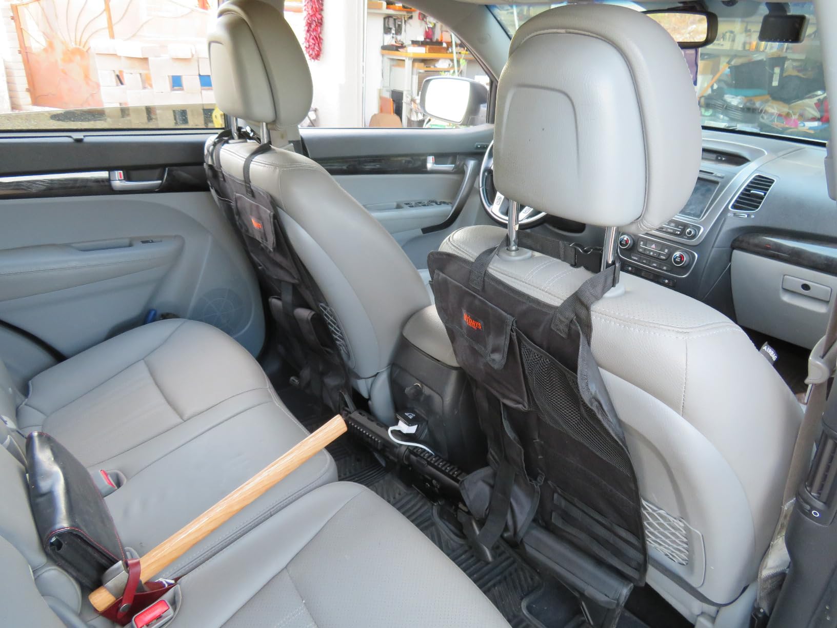 MYDAYS 2 Pack Tactical Seat Back & Front Seat Gun Organizer with Molle Panel Vehicle Gun Holders for Hunting Rifles & Shotguns (Camo) customer photo 1