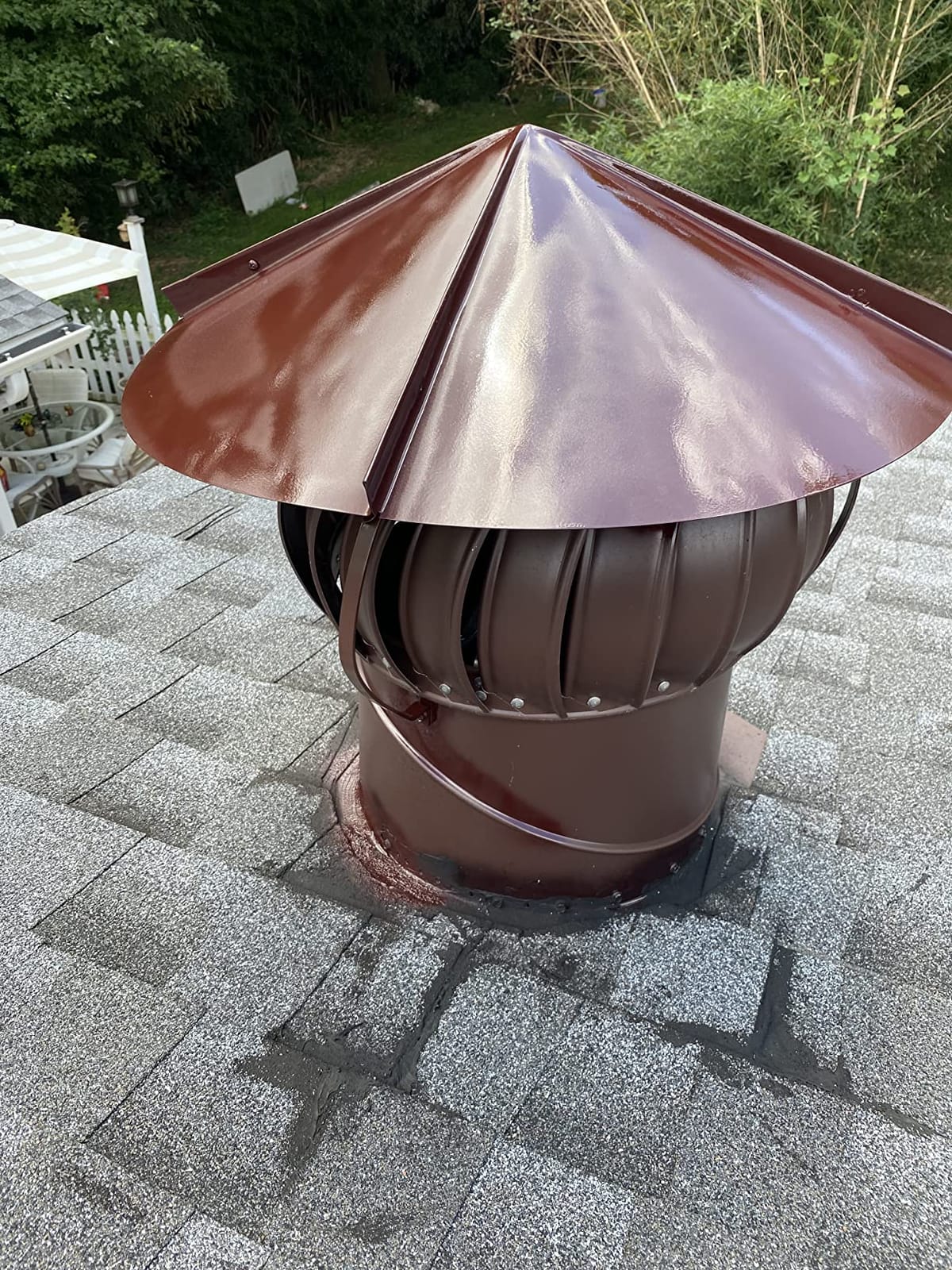 RDP Galvanized Cone Top Chimney Cap with Screen | Made in USA (5 Inch) customer photo 2