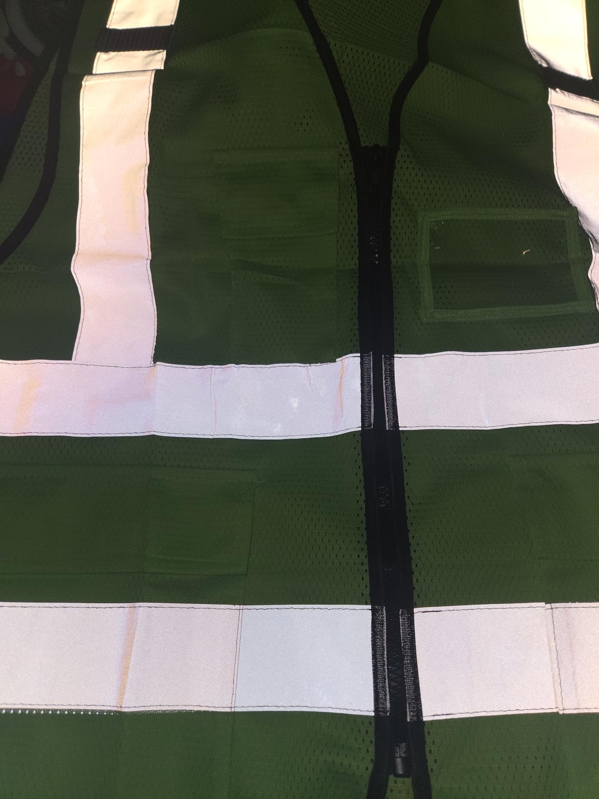 TICONN High Visibility Reflective Safety Vest for Men & Women, ANSI Class 2 | Breathable Polyester Mesh, 360° Reflective Strips, Multi-Function Pockets with ID Storage, Smooth Zipper, Construction & Work customer photo 1