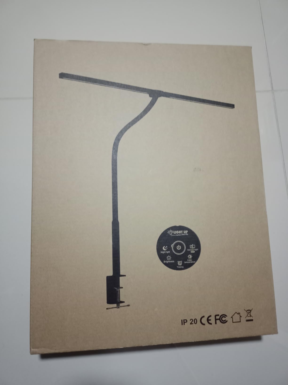 Pzloz Led Desk Lamp for Office Home - Eye Caring Architect lamp with Clamp,Dual Screen Computer Monitor Work Smart Light: 24W 5 Color Flexible Adjustable Lighting Table Lamp for Study Drafting customer photo 1