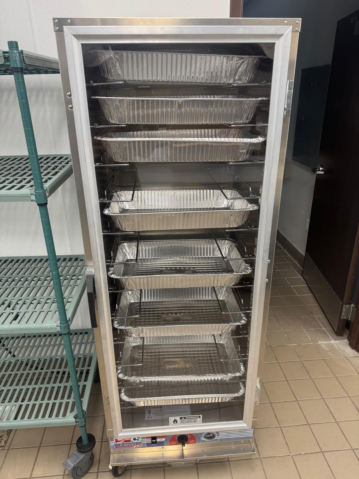 METRO C5 E-Series Hot Holding and Proofing Cabinet, 24 Pan Full Height Commercial Food Warmer, 2000W Convection Heated Cabinet with Clear Door customer photo 2