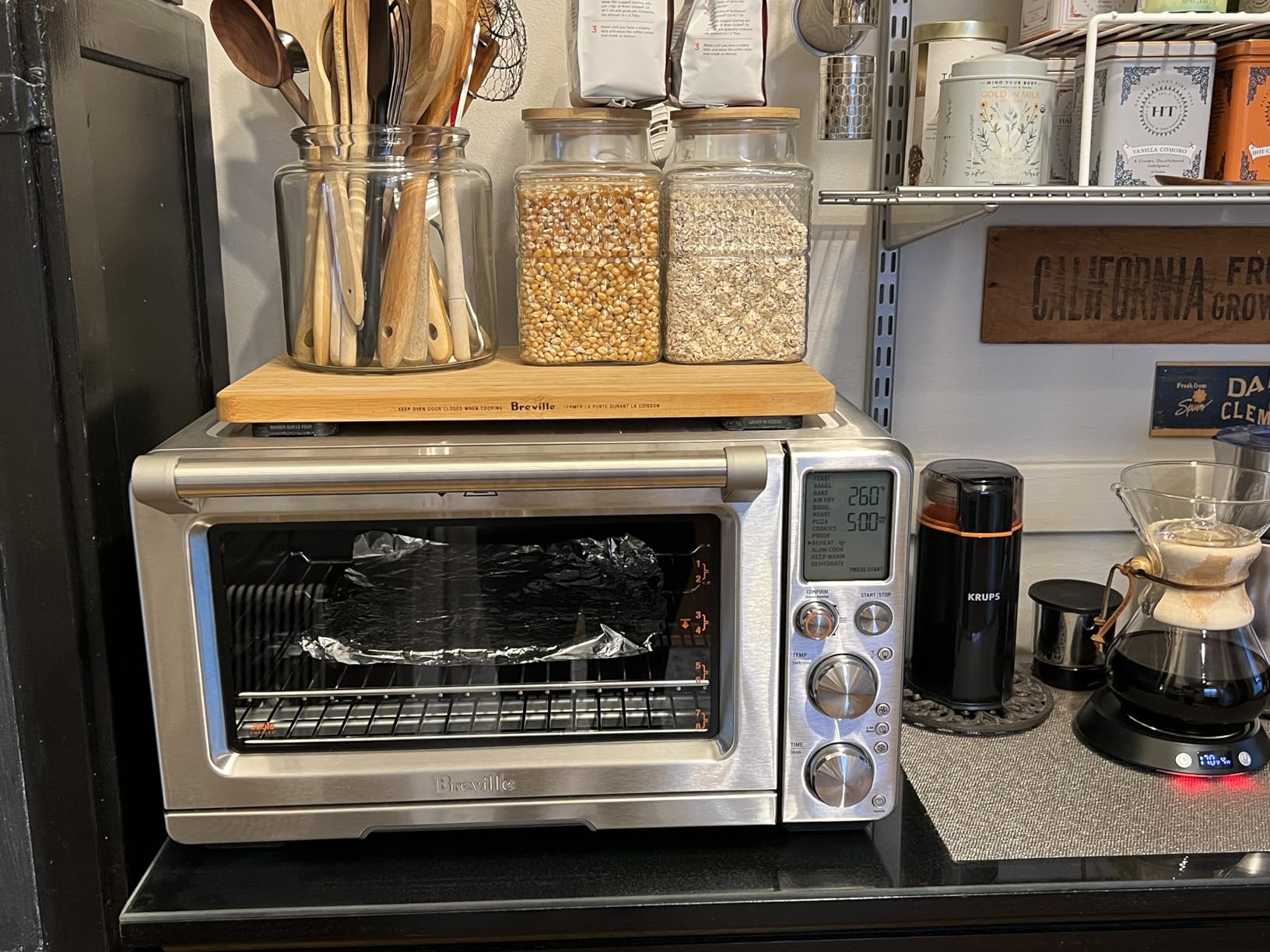 Breville BOV950BSS Joule Oven Air Fryer Pro, Brushed Stainless Steel | Enjoy precisely cooked foods with connected countertop oven's 13 pre-set smart cooking functions | Voice activation customer photo 2