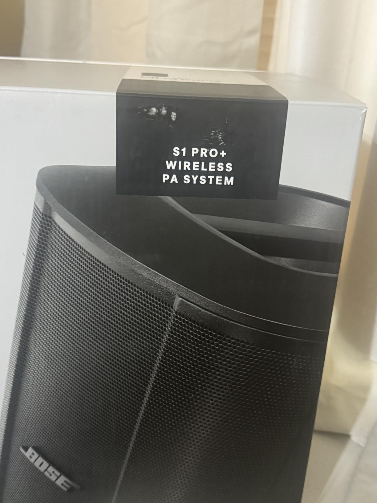 Bose S1 Pro+ All-in-One PA Speaker - Powered, Wireless PA System, Multiple Positioning Options, Ergonomic Carry Handle, Up to 11 Hours of Playtime, Black customer photo 1