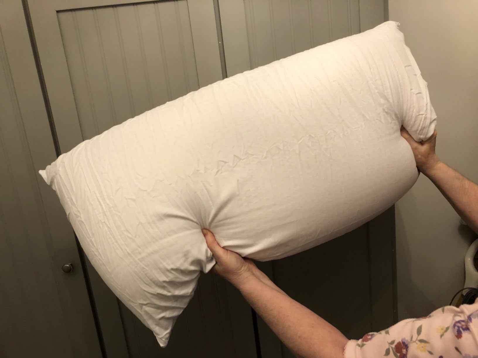 RejuveNite American Talalay Latex Pillow Set, Queen High Profile | 2-pillow set, 100% American Talalay latex, OEKO-TEX certified - 400TC cotton sateen covers, USA made, resists flattening customer photo 1
