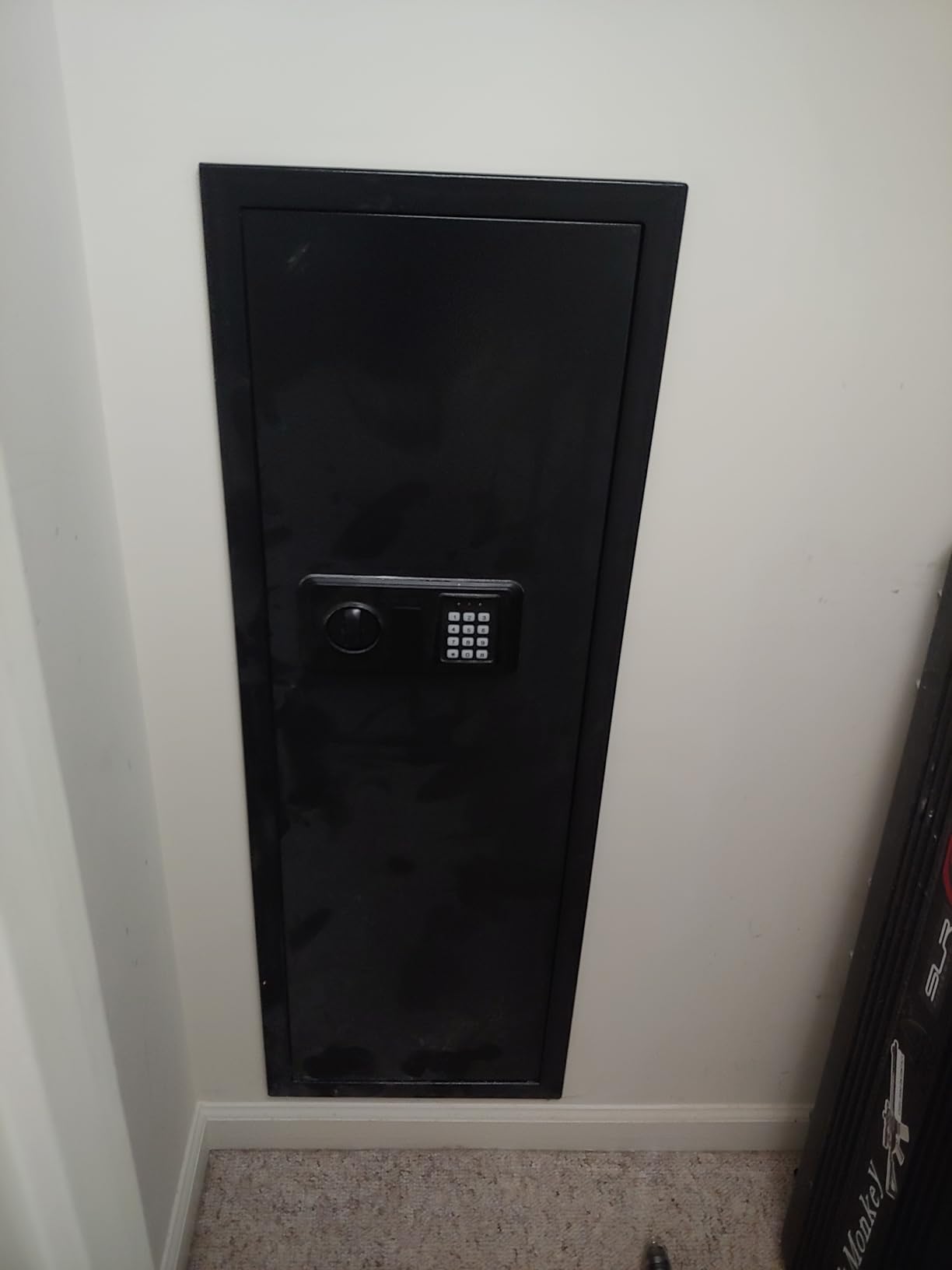 25.6 inch Tall Wall Safes Between the Studs Fireproof, Combination Lock Hidden Safe with Removable Shelf, Heavy Duty Fireproof in Wall Safe with Hidden Bottom Compartment for Documents Money Valuables customer photo 1