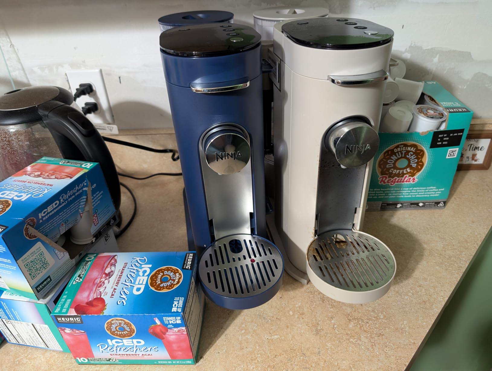Ninja Pods & Grounds Iced Coffee Maker, K-Cup Pod Compatible, Stone PB041ST | Single-Serve, Brews Grounds, Compact Design, 56-oz. Reservoir, 6-oz. Cup to 24-oz. Travel Mug Brew Sizes customer photo 1