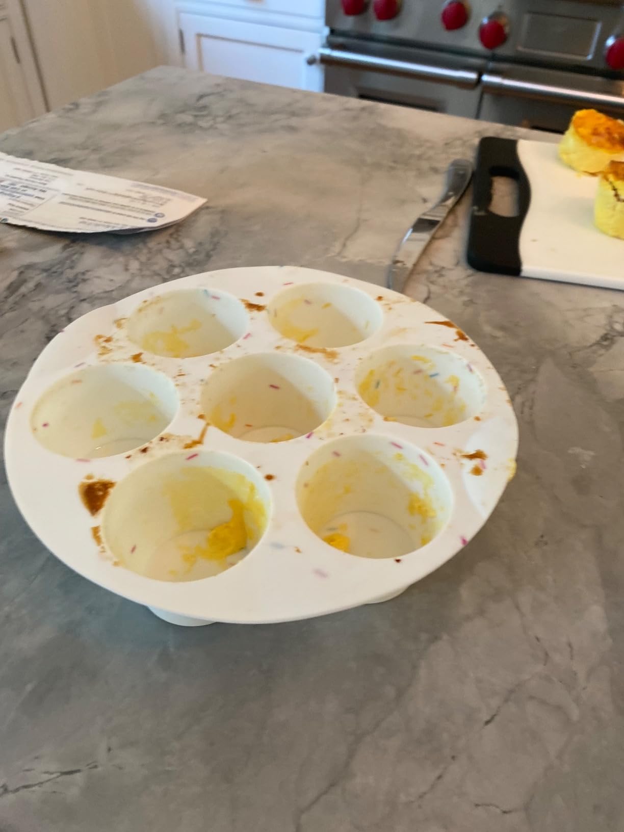 SHEbaking Egg Bites Silicone Mold 7 Cups Egg Bite Mold Non-Stick Air Fryer Egg Mold Muffin Pan for Baking Egg Bite Maker for Mini Muffins, Tart, Mini Cupcake BPA Free customer photo 2